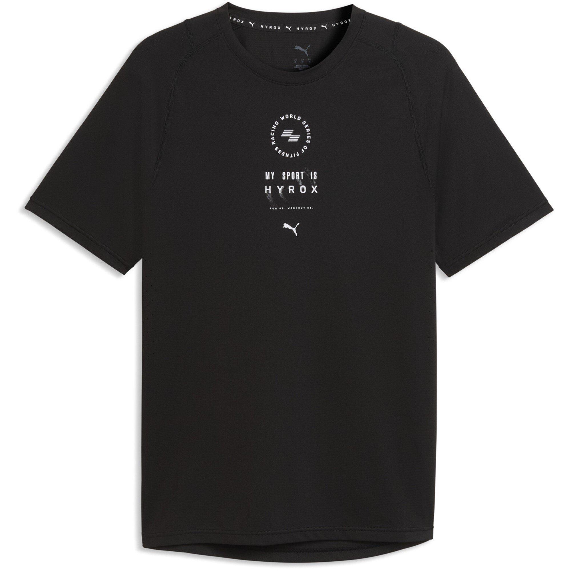 Puma Men's Hyrox Dryelite Training T-Shirt - Black - XL