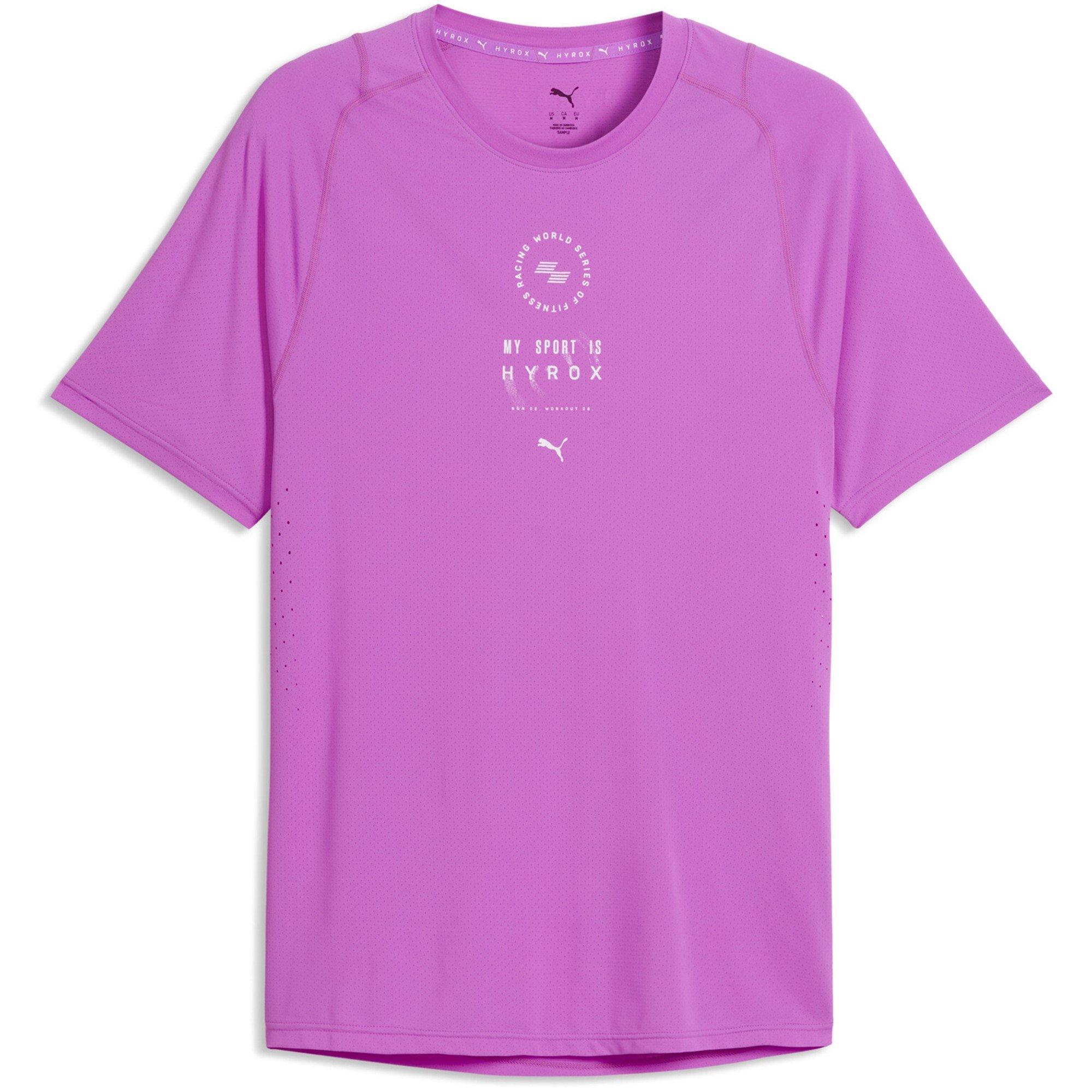 Puma Men's Hyrox Dryelite Training T-Shirt - Electric Orchid - M