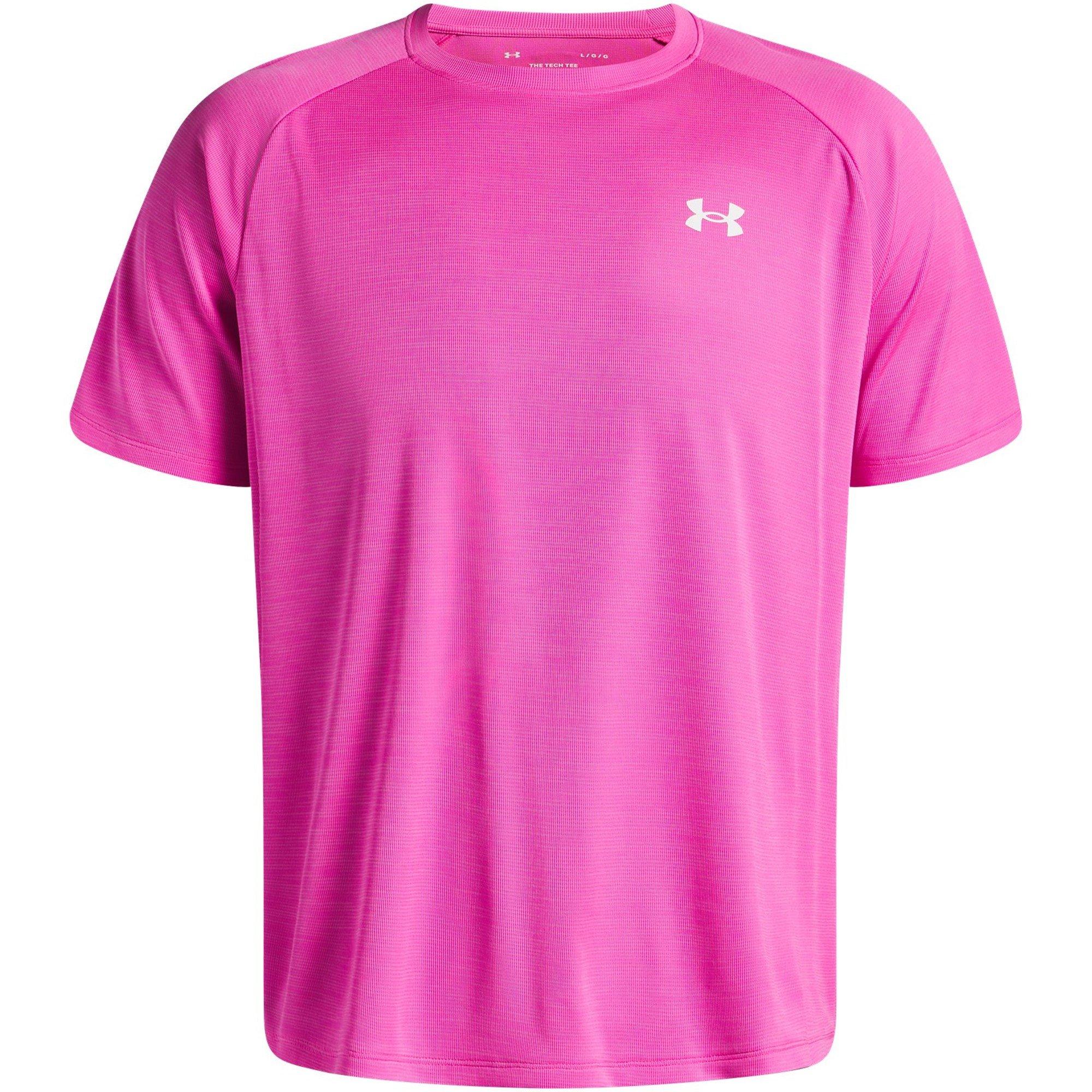 Under Armour Men's Tech™ 2.0 Short Sleeve T-Shirt - Rebel Pink - L