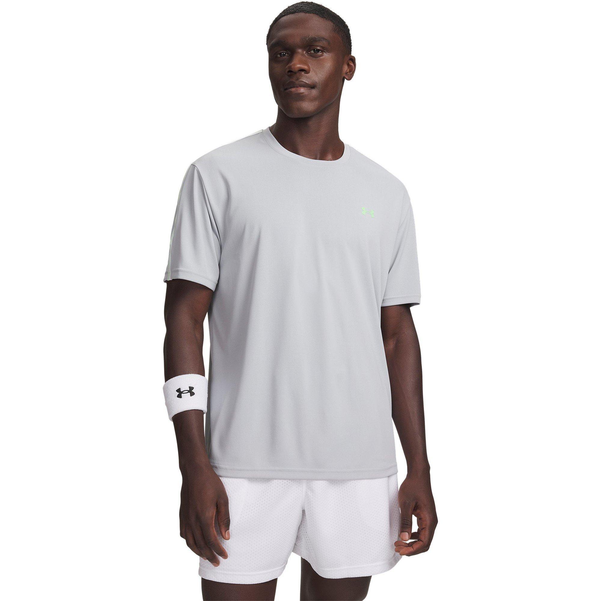 Under Armour Men's Tech™ 2.0 Short Sleeve T-Shirt - Tape Grey/Lime - XL