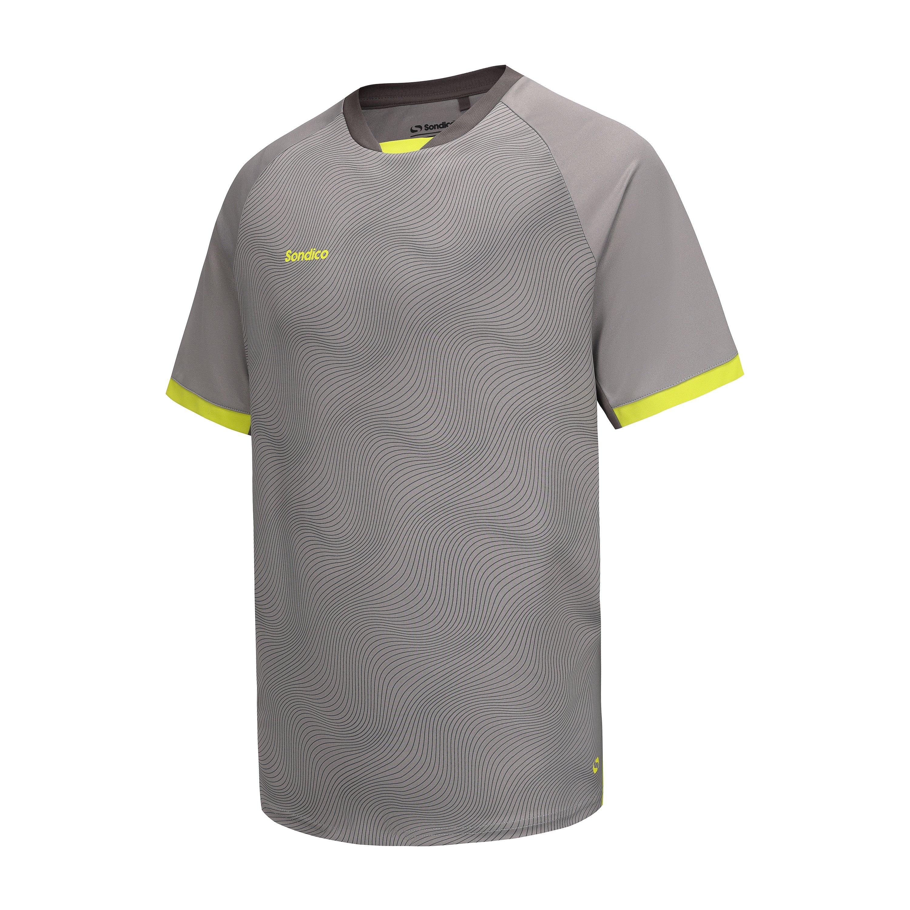 Grey/Green - Sondico - Blaze Football T-Shirts Mens - 2