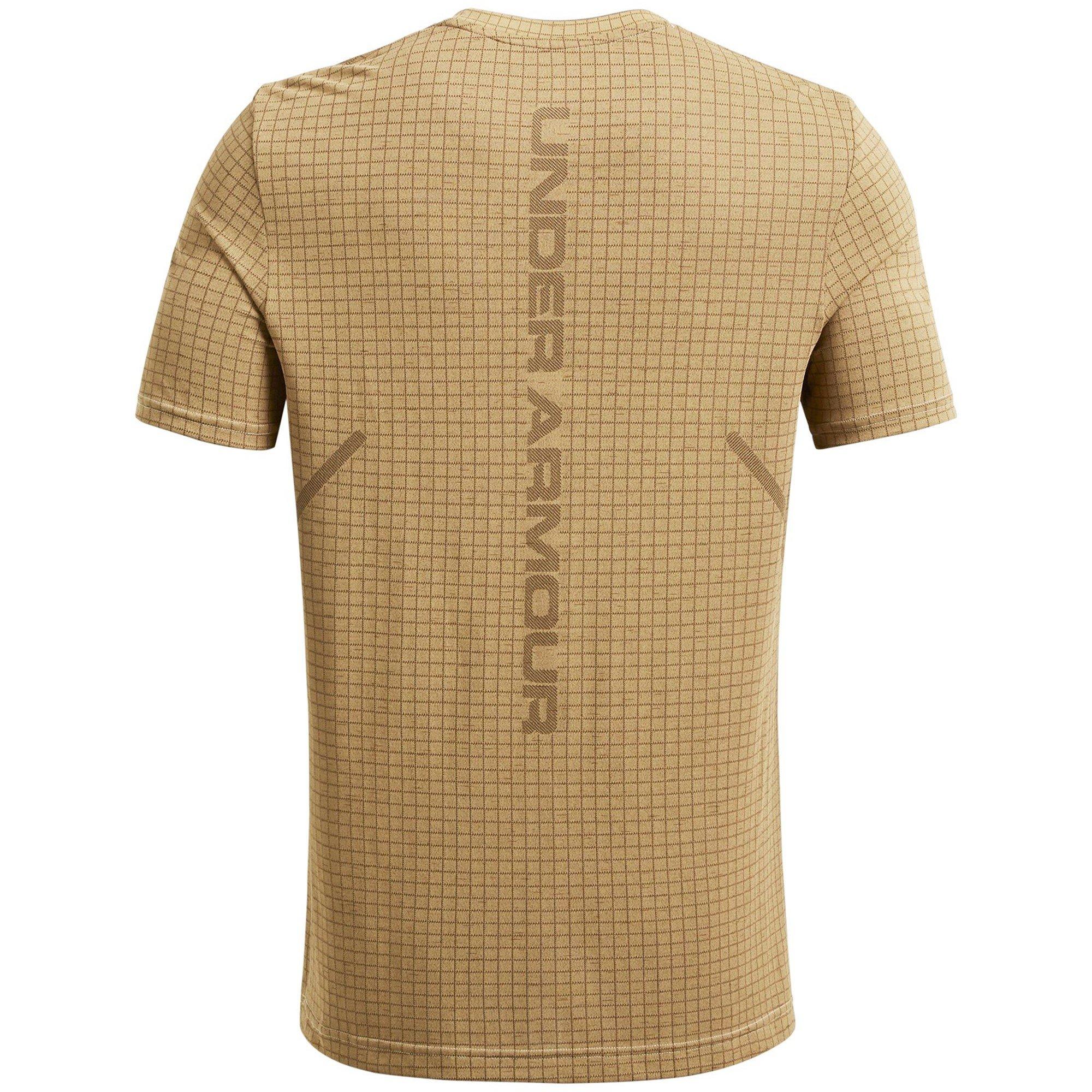 Marrone - Under Armour - Seamless Short Sleeve T-shirt Mens - 2