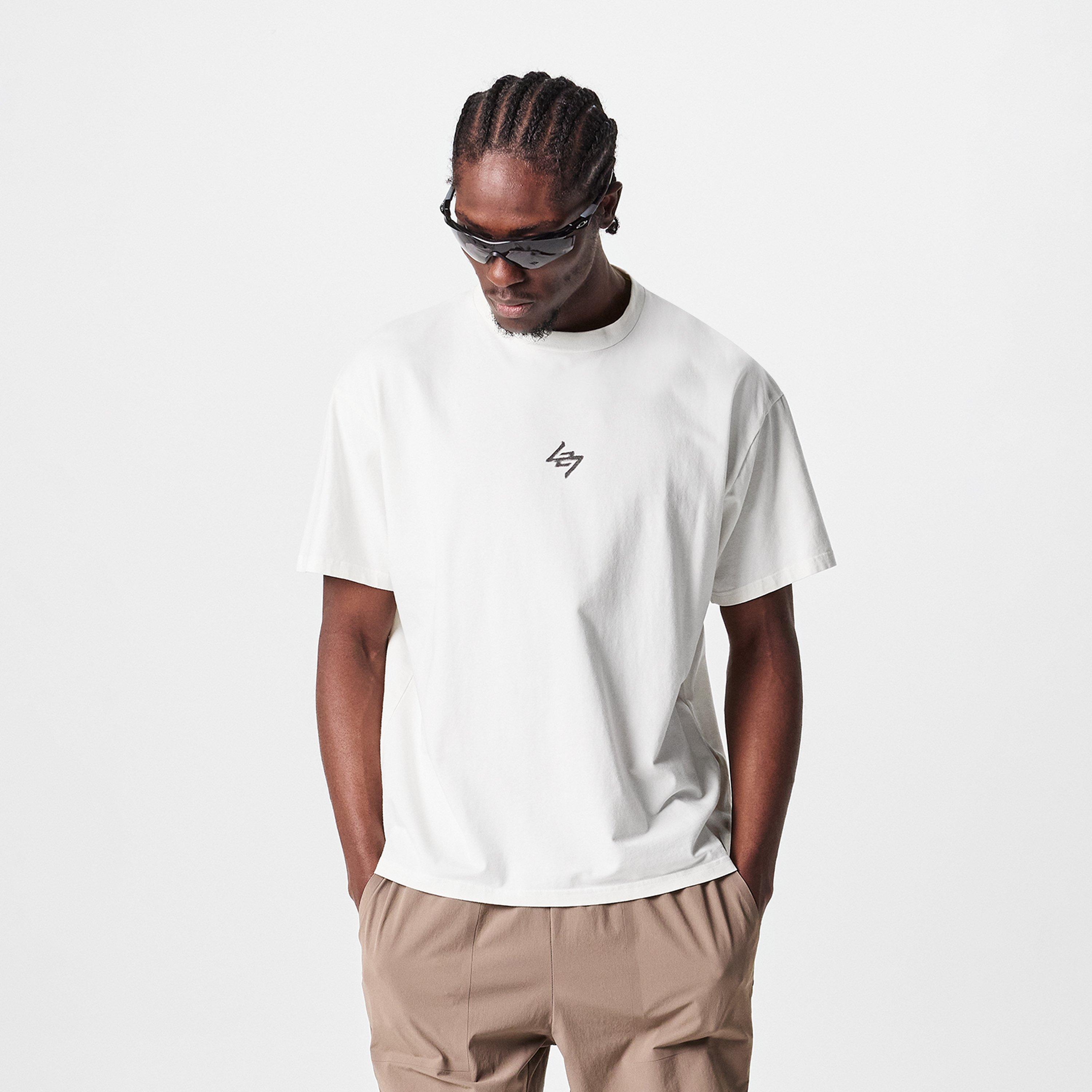 Flat White - Represent 247 - Men's Short-Sleeve Performance T-Shirt - 3