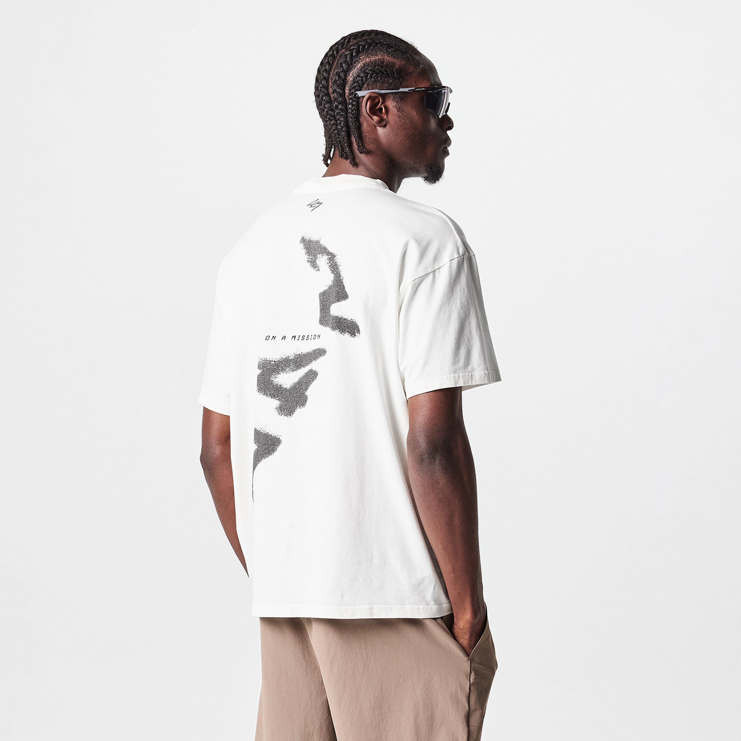 Flat White - Represent 247 - Men's Short-Sleeve Performance T-Shirt - 4