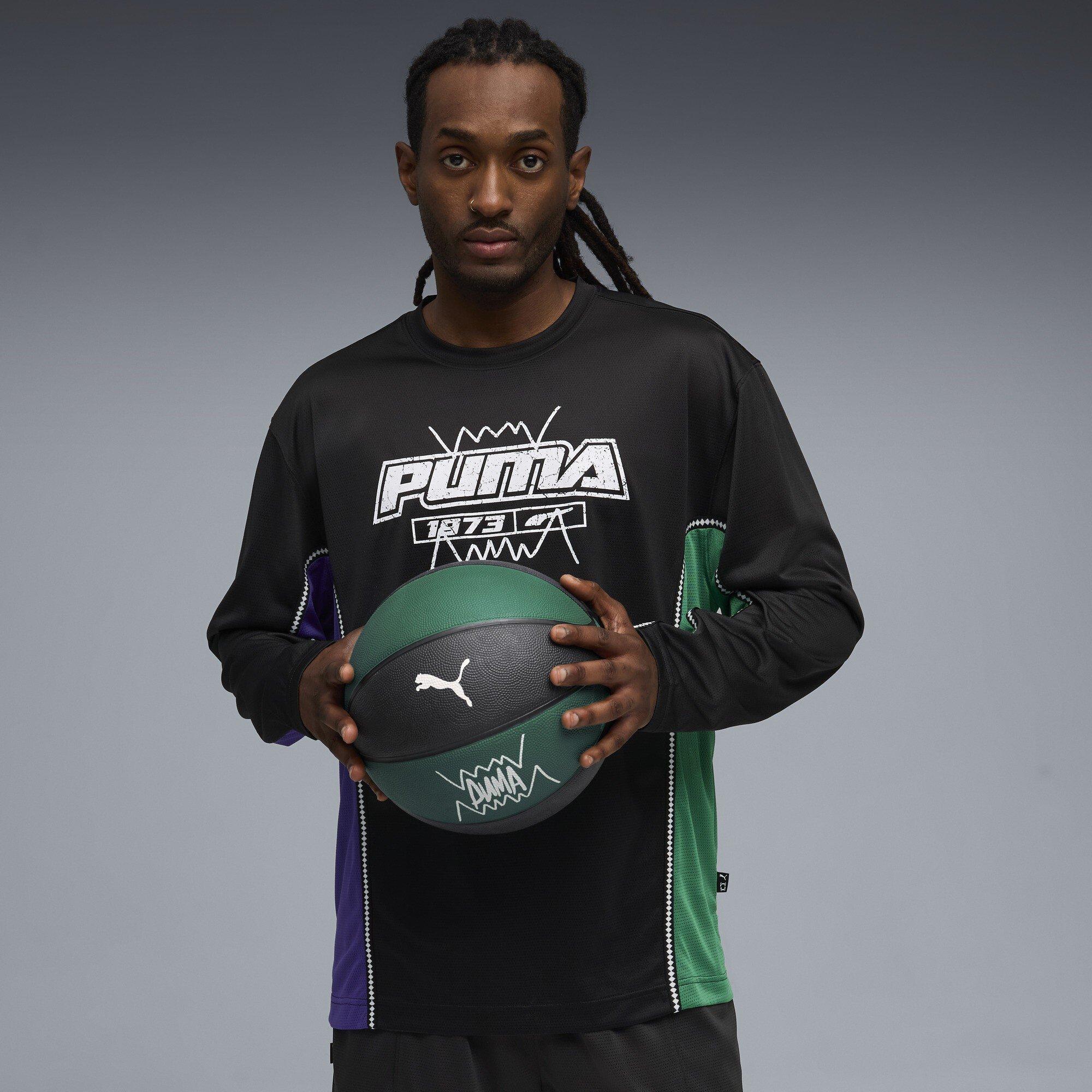 Black - Puma - Men's Hoopaverse Shooting Long Sleeve Performance Gym Top - 3