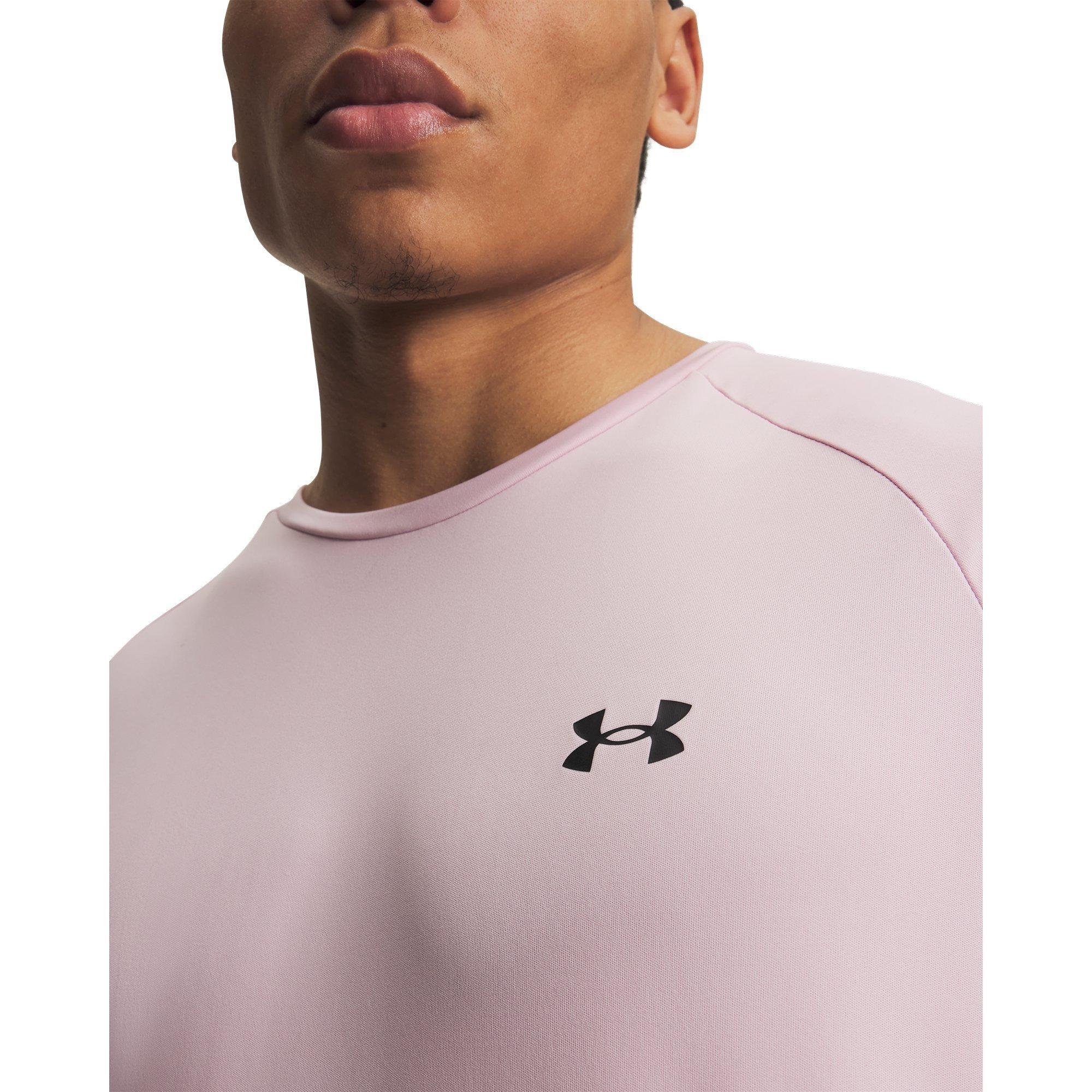 Prime Pink/Blk - Under Armour - Men's Short Sleeve Performance Gym Top - 5