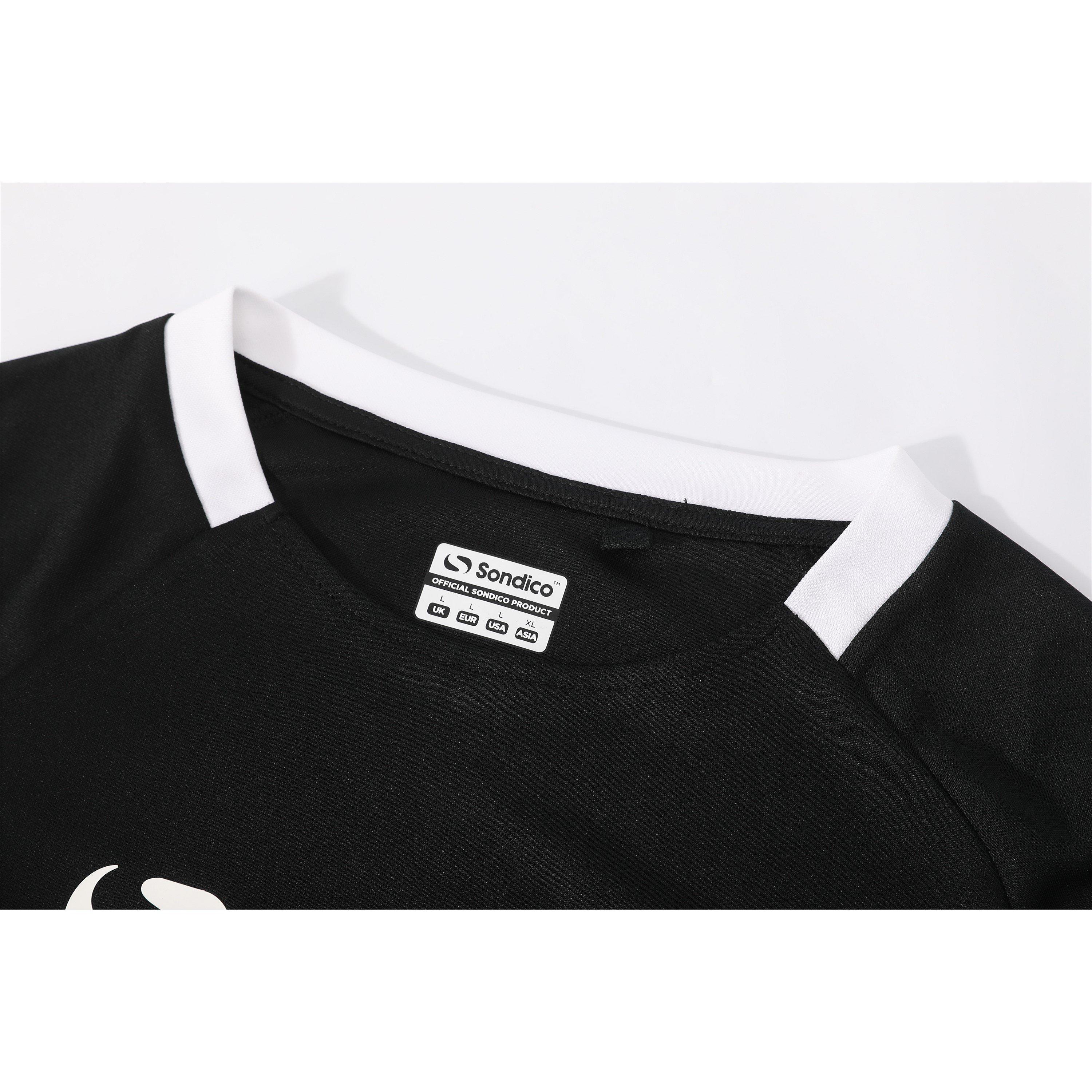 Nero/Bianco - Sondico - Fundamental Polyester Football Top Mens - 5