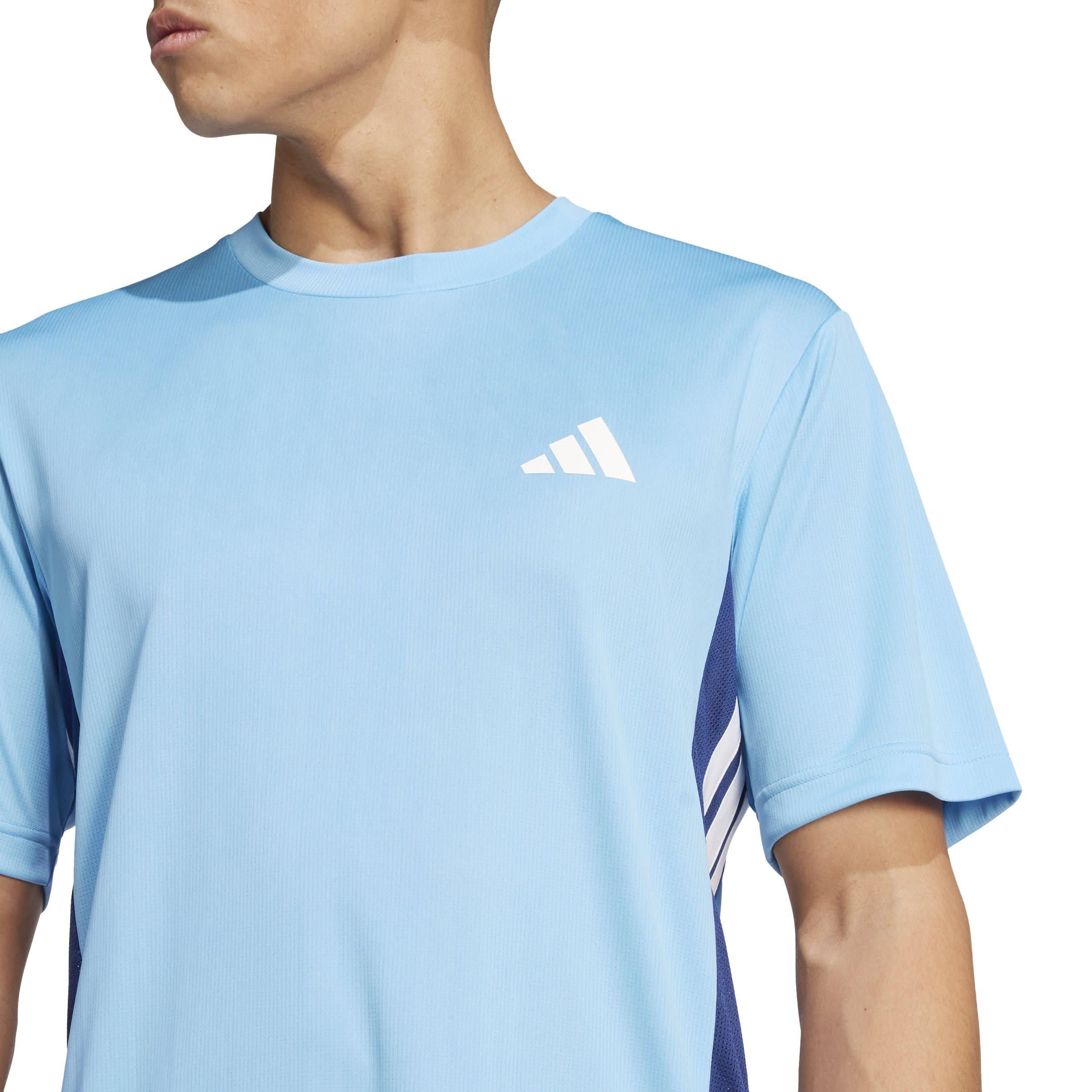 Smi Blu Burst - adidas - Train Essentials Colourblock T-shirt Adults - 5