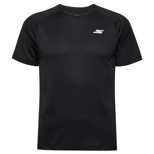 Black - Skechers - SS Perf T-Shirts Sn33 - 1