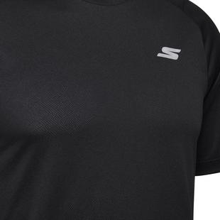 Black - Skechers - SS Perf T-Shirts Sn33 - 2