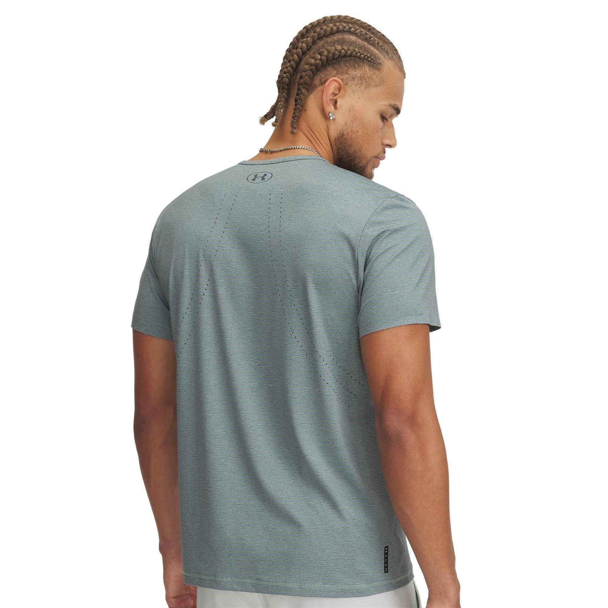 Verde - Under Armour - Men's Vanish Elite Vent Short-Sleeve Performance Gym Top - 2