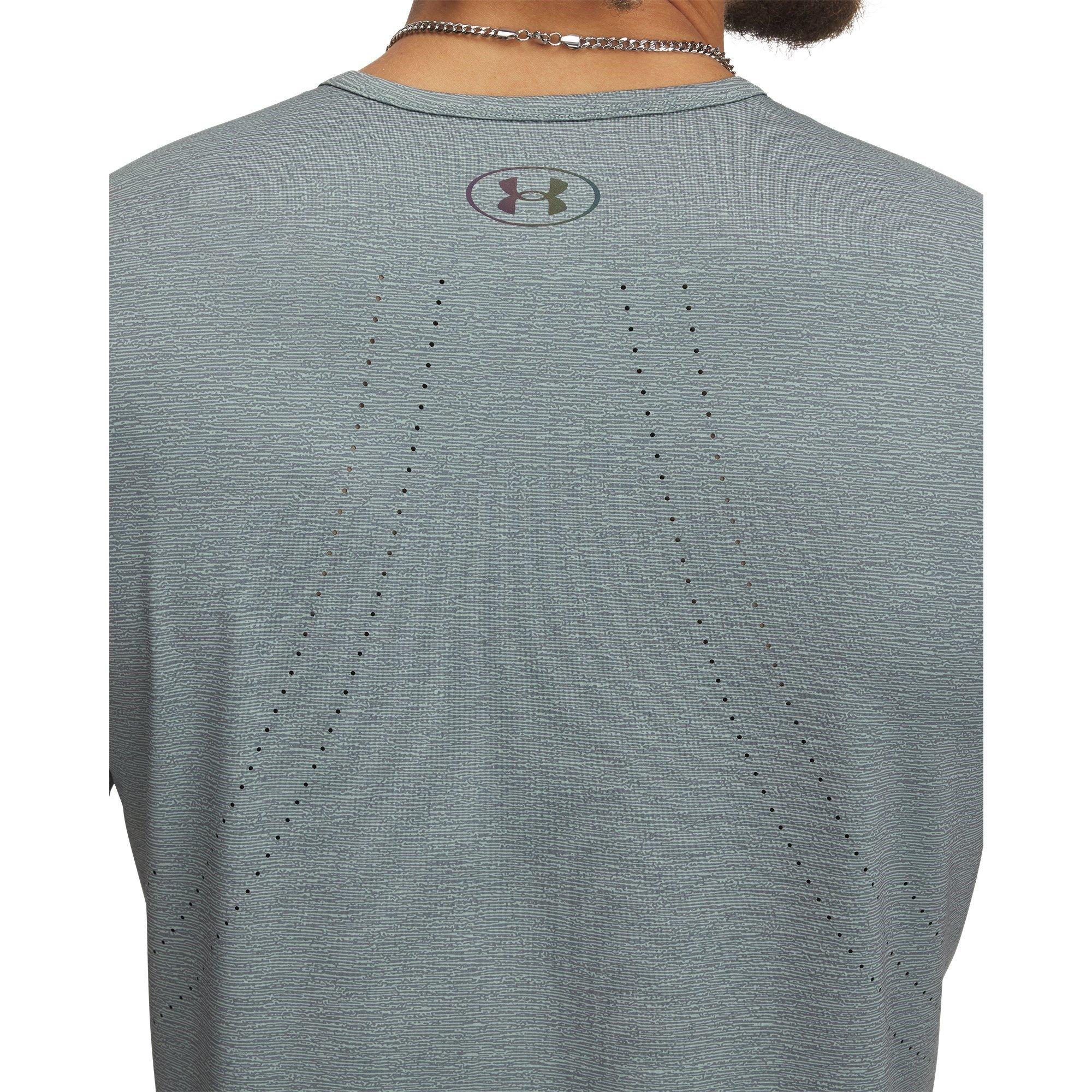 Verde - Under Armour - Men's Vanish Elite Vent Short-Sleeve Performance Gym Top - 3