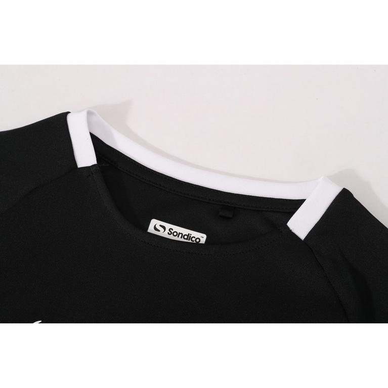 Noir/Blanc - Sondico - Fundamental Polo T Shirt Junior Boys - 6