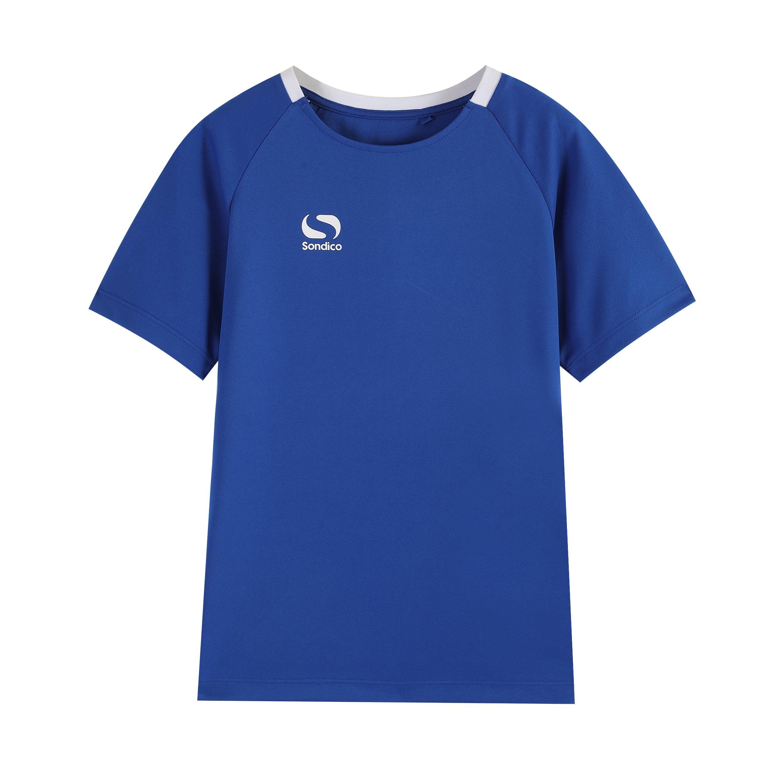 Sondico Boys Fundamental Polo T Shirt Junior - Royal/White - 13 (XLB)