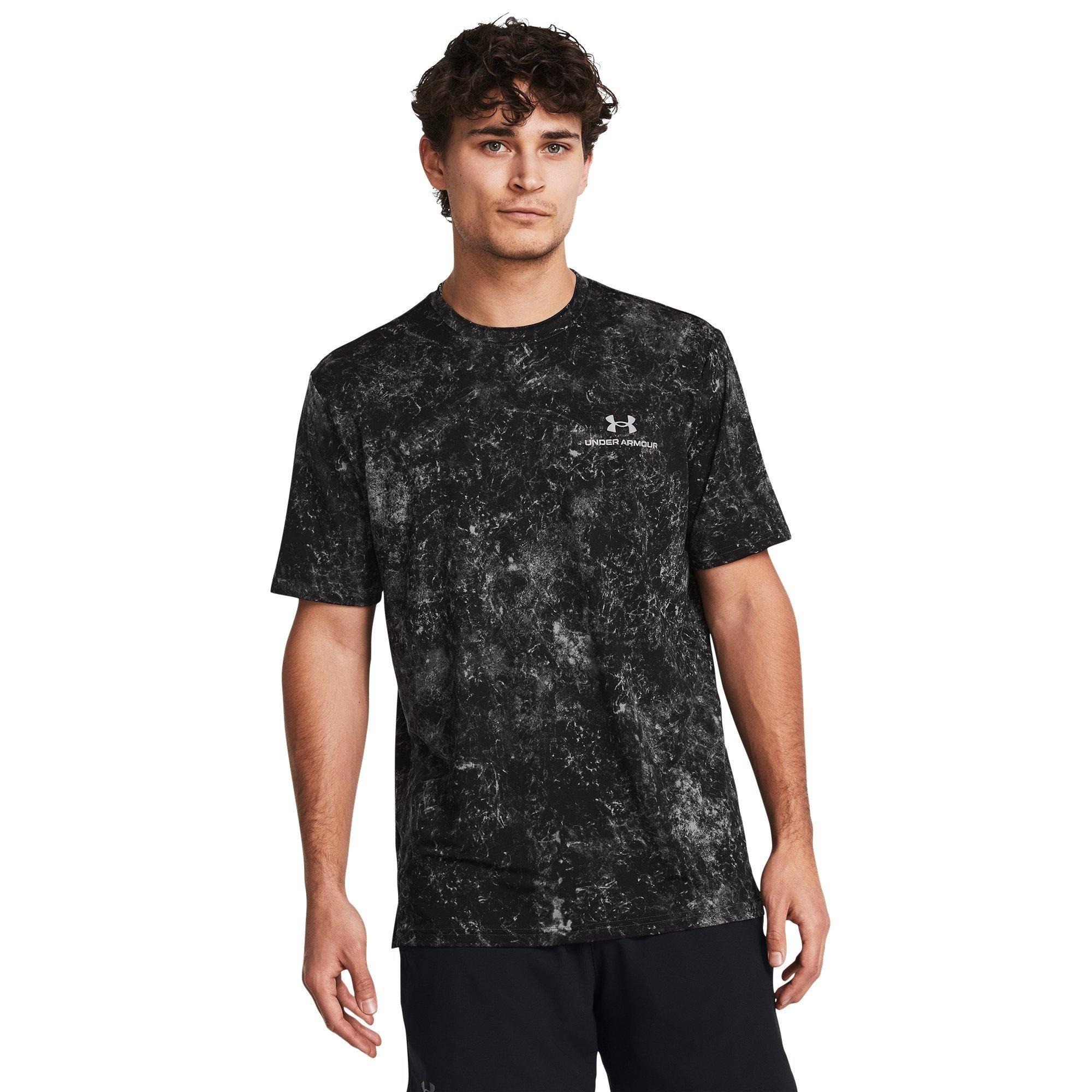 Grey - Under Armour - Men's Vanish Energy Printed Short-Sleeve Performance Gym Top - 2