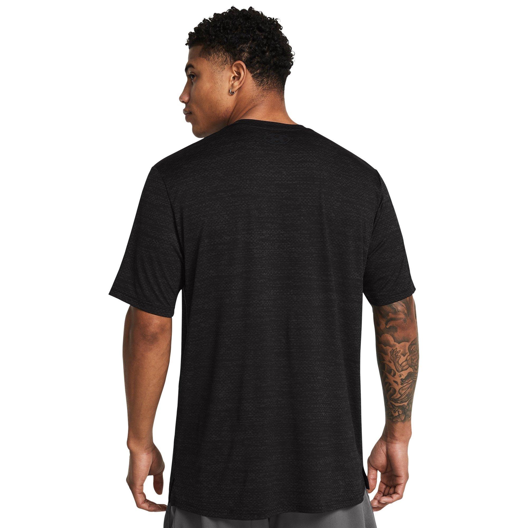 Noir - Under Armour - Men's Vanish Energy Printed Short-Sleeve Performance Gym Top - 4