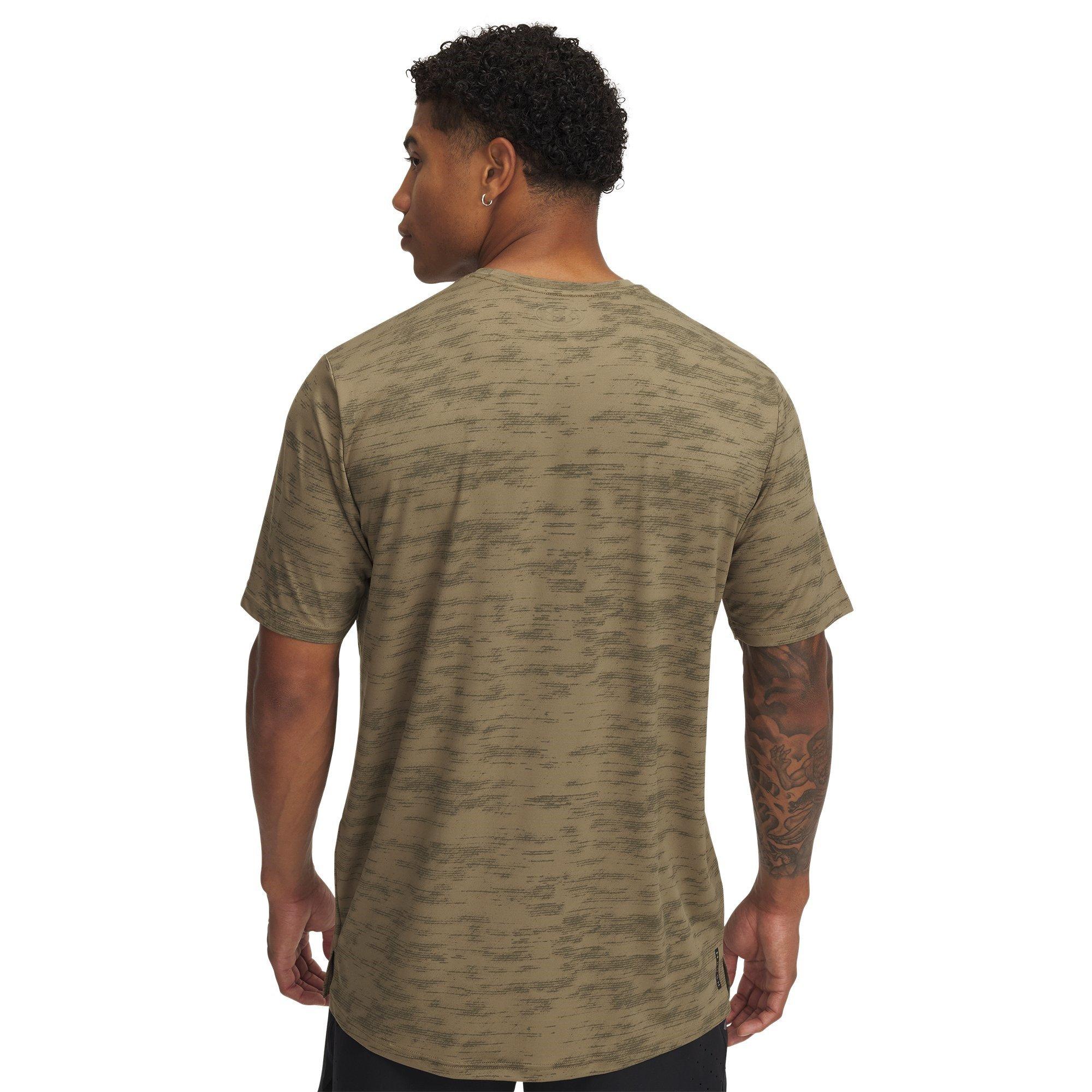 Brown - Under Armour - Vanish Energy Printed Short-Sleeve Performance Gym Top - 2