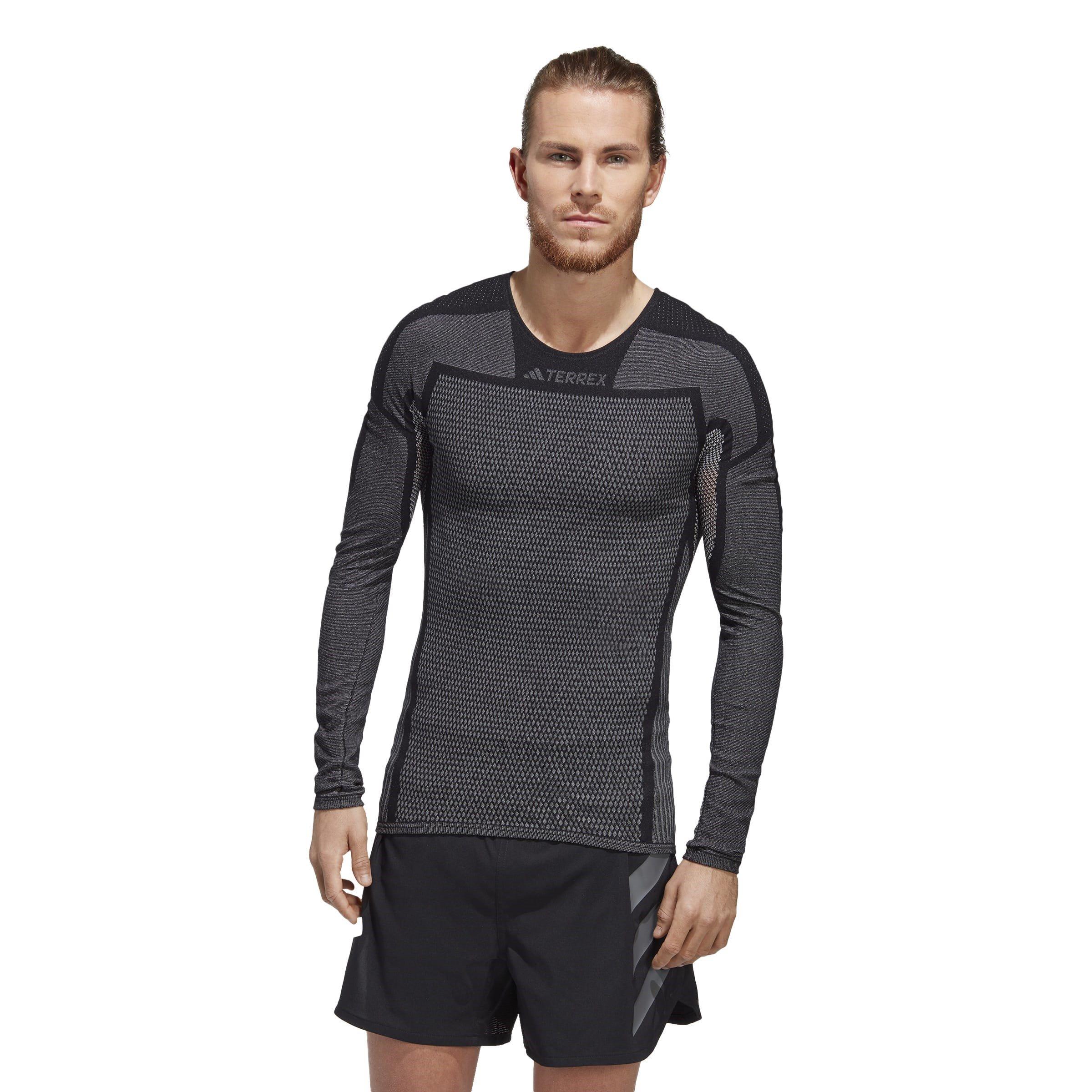 Nero/Bianco - adidas - Terrex Drynamo Long Sleeve Light Mens - 2