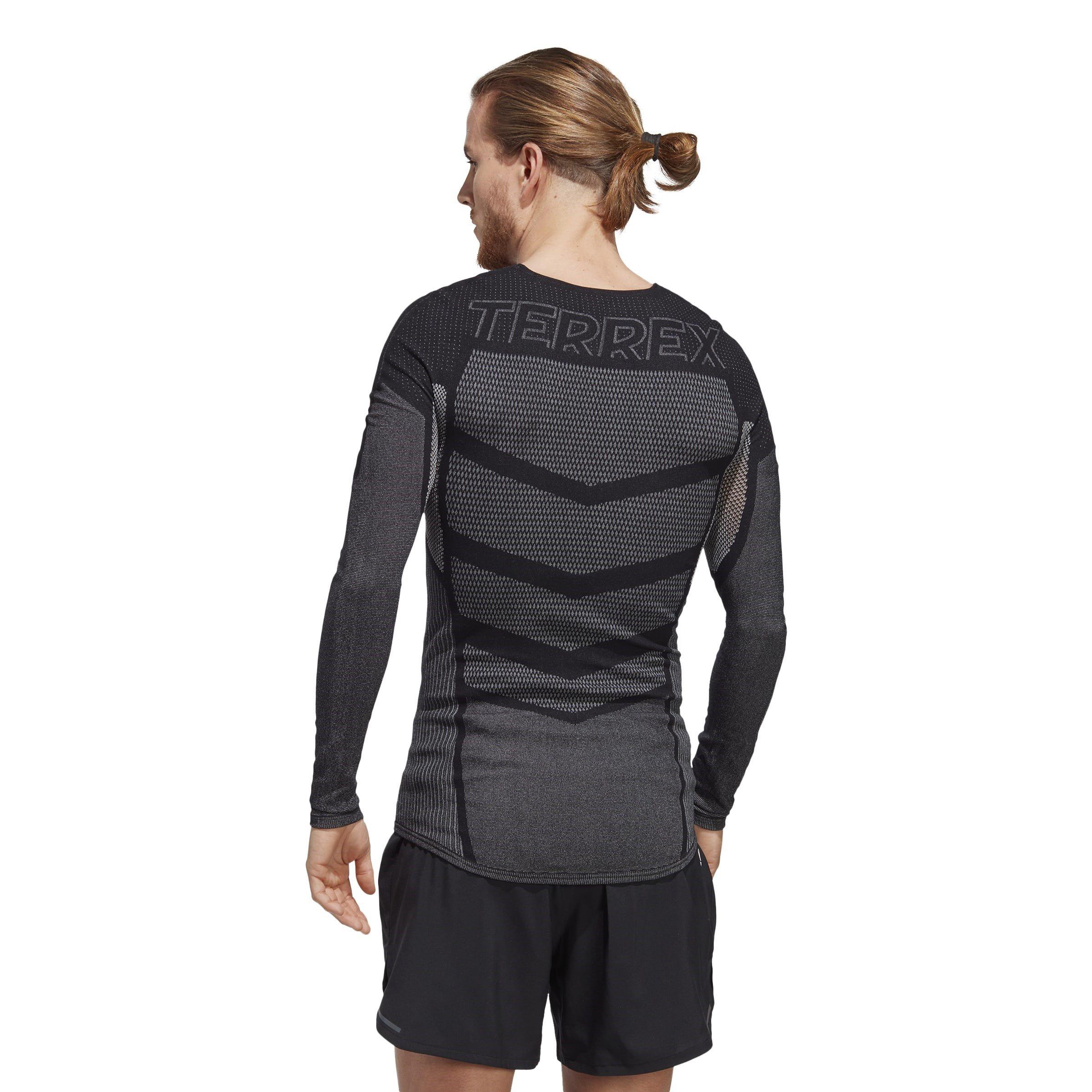 Nero/Bianco - adidas - Terrex Drynamo Long Sleeve Light Mens - 3