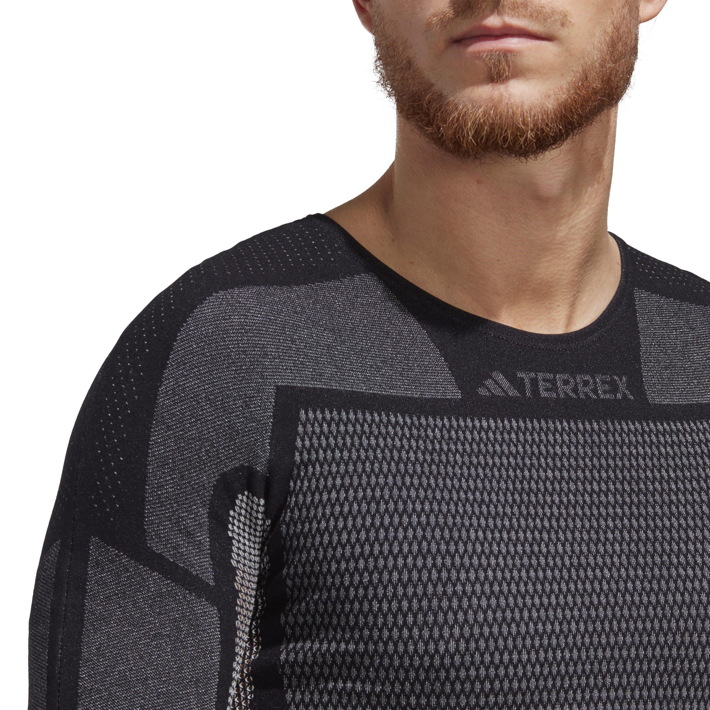 Nero/Bianco - adidas - Terrex Drynamo Long Sleeve Light Mens - 5