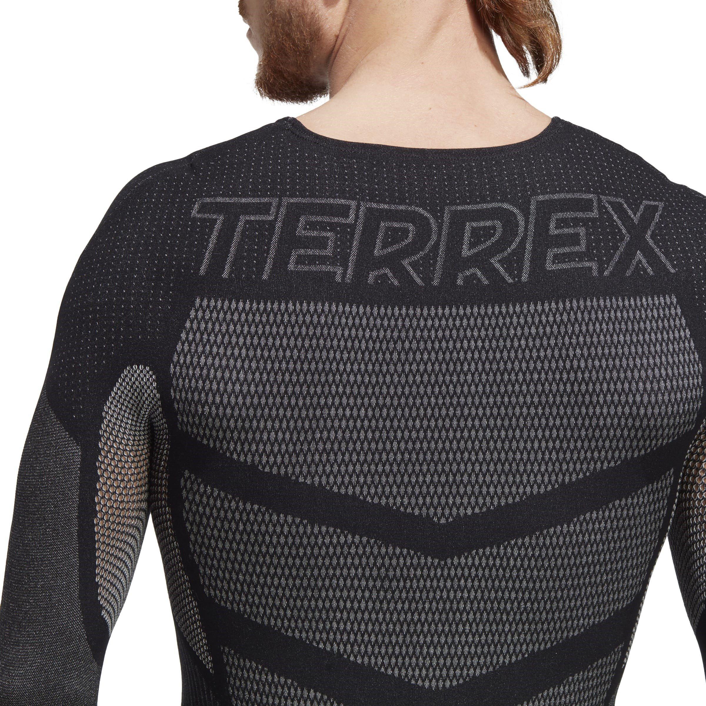 Nero/Bianco - adidas - Terrex Drynamo Long Sleeve Light Mens - 6