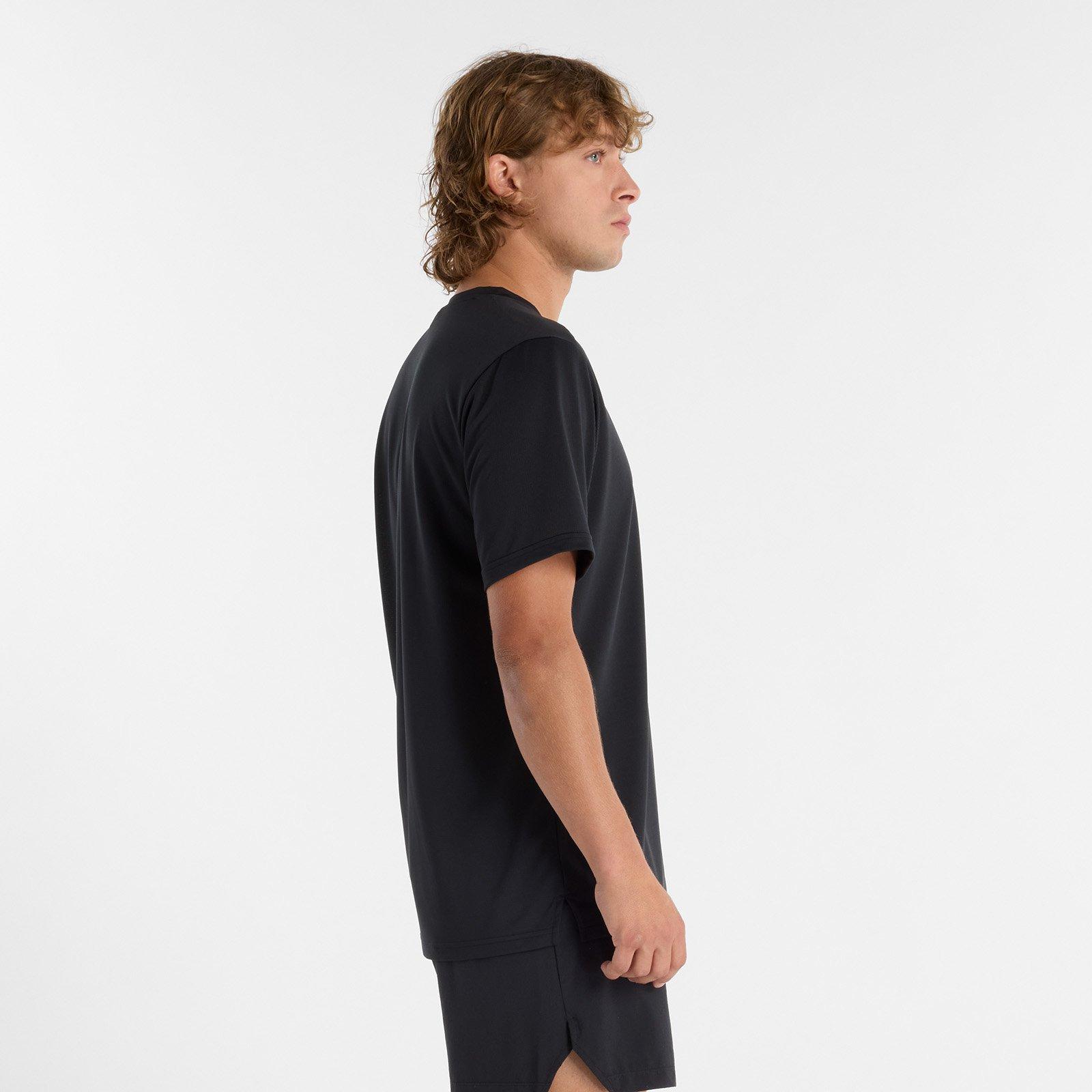 Black - New Balance - NB Sport Short Sleeve Performance Running Top - 2