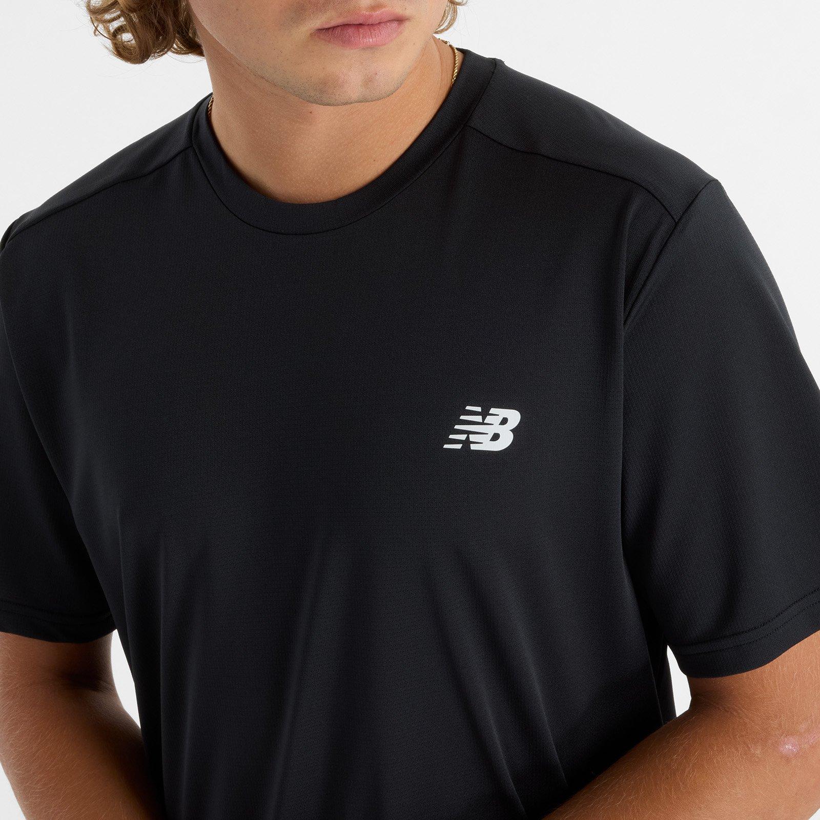 Black - New Balance - NB Sport Short Sleeve Performance Running Top - 4
