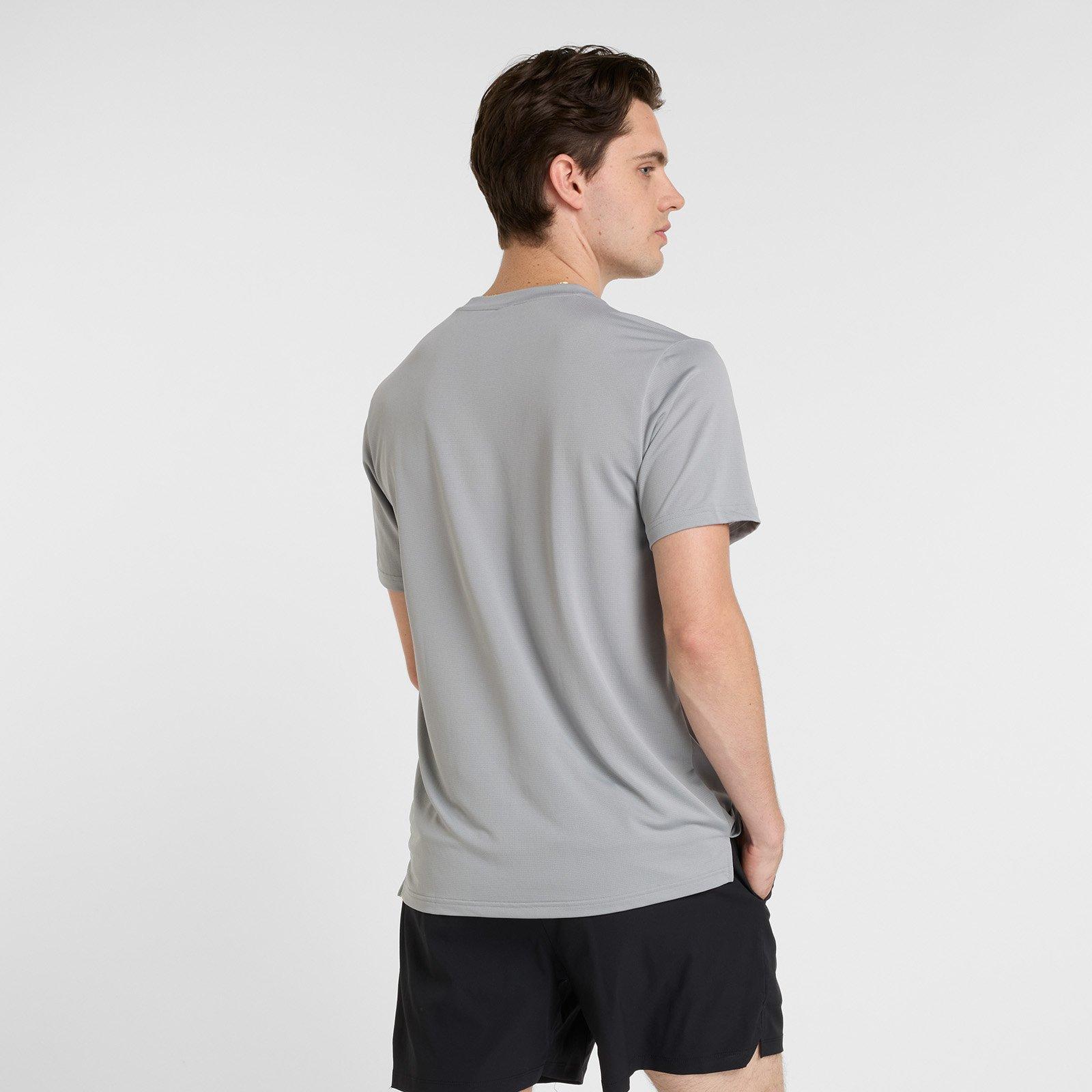 Grey - New Balance - Men's NB Sport Short Sleeve Performance Running Top - 3