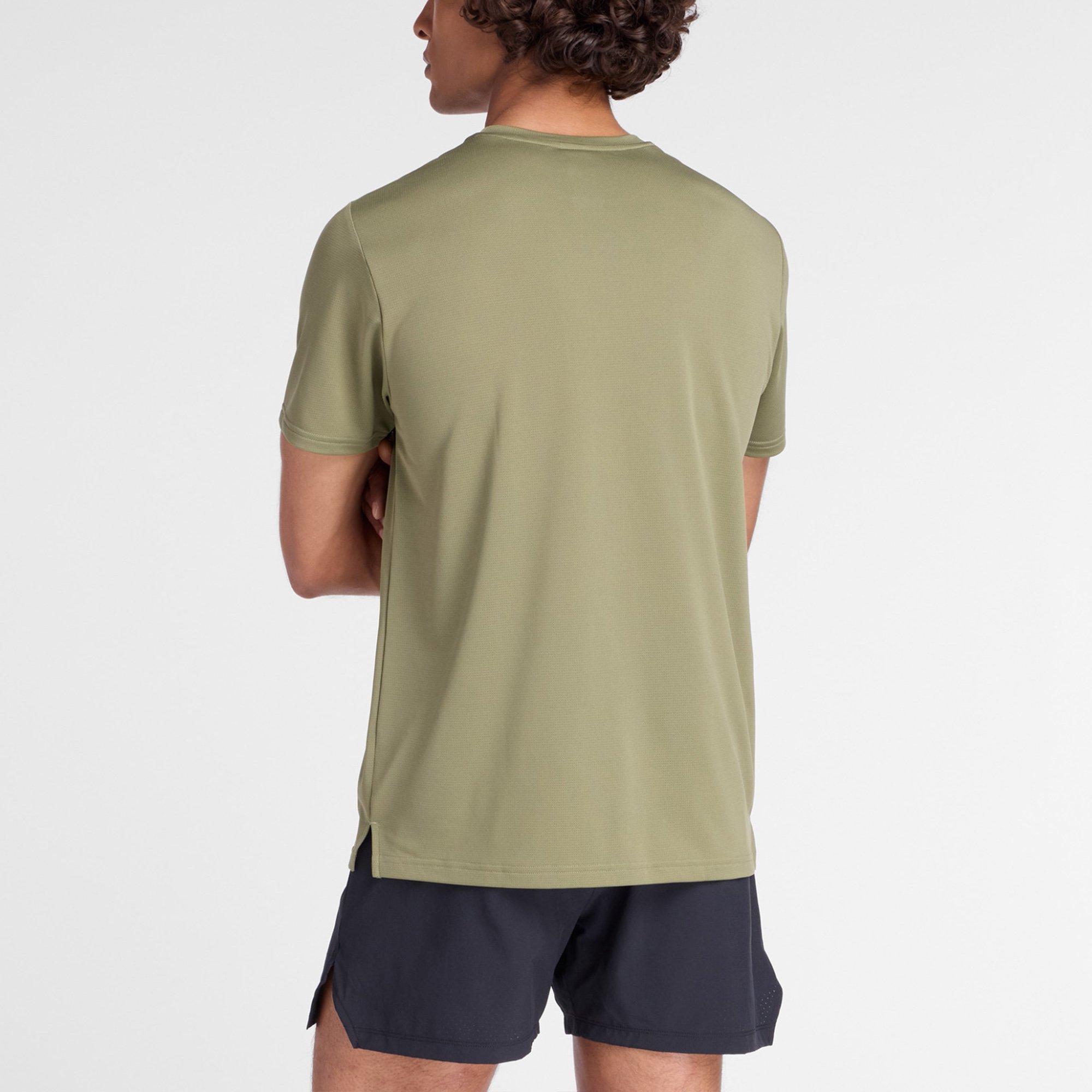 Dark Olivine - New Balance - Men's NB Sport Short Sleeve Performance Running Top - 2