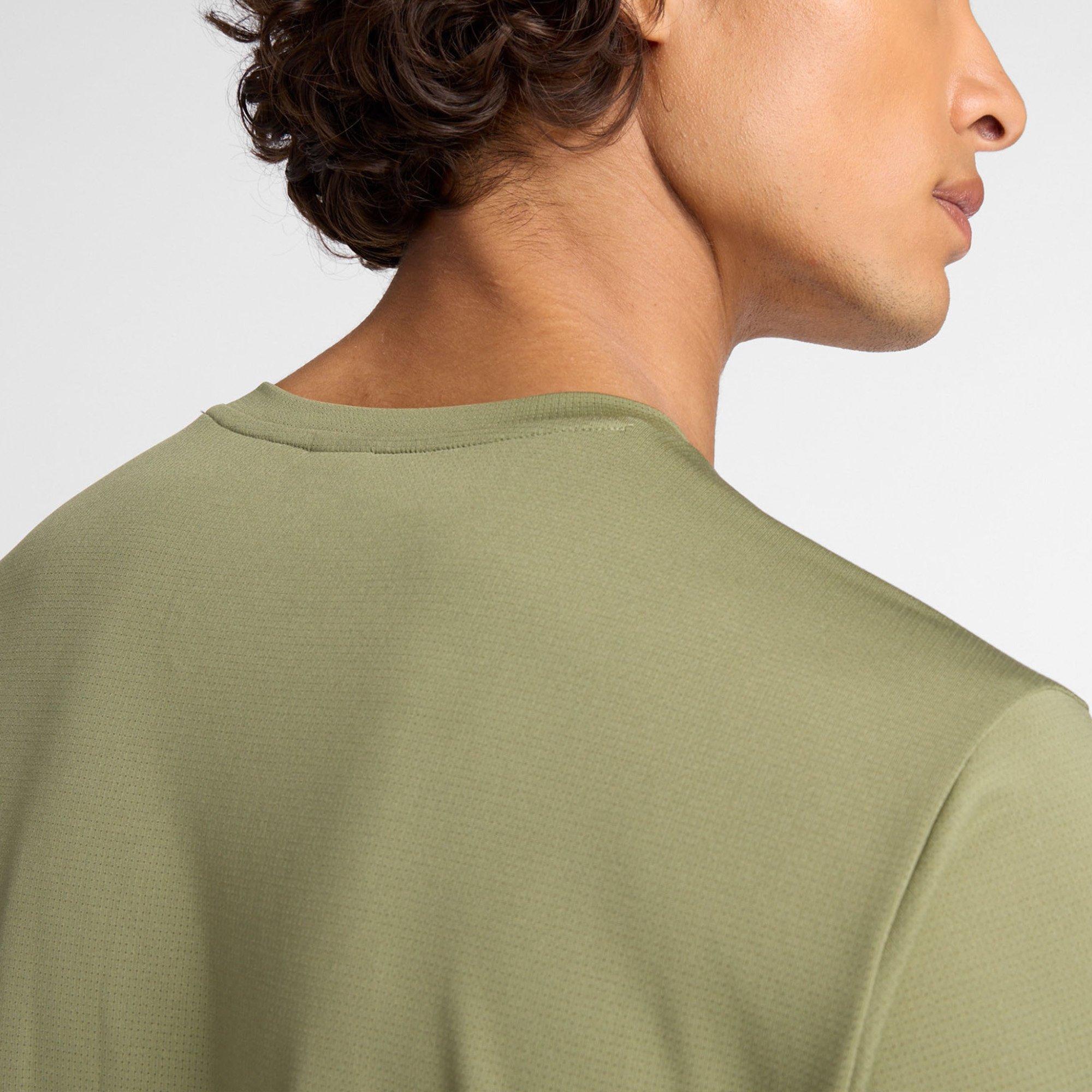 Dark Olivine - New Balance - Men's NB Sport Short Sleeve Performance Running Top - 4