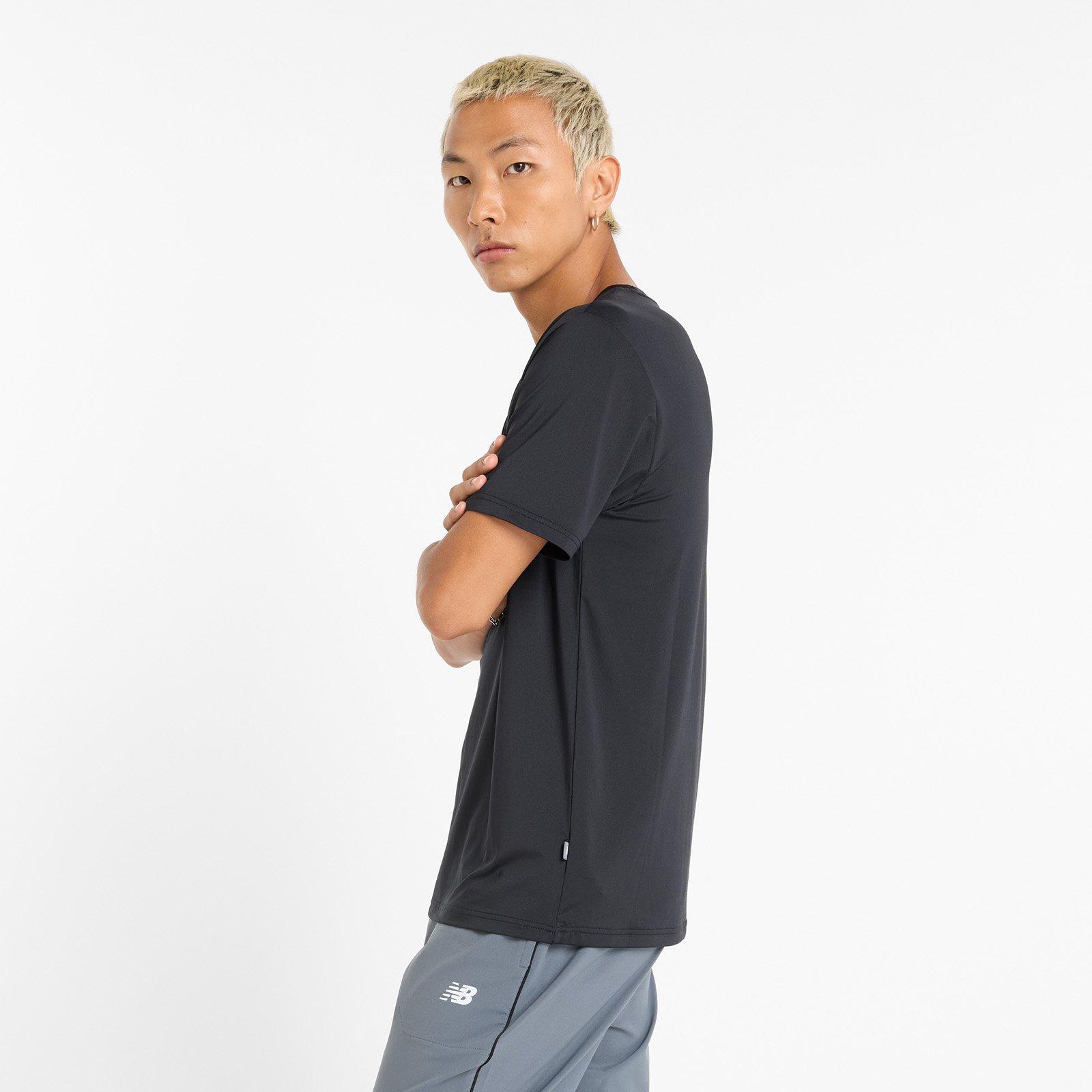 Black - New Balance - Fly NB Performance Short Sleeve Running Top - 2