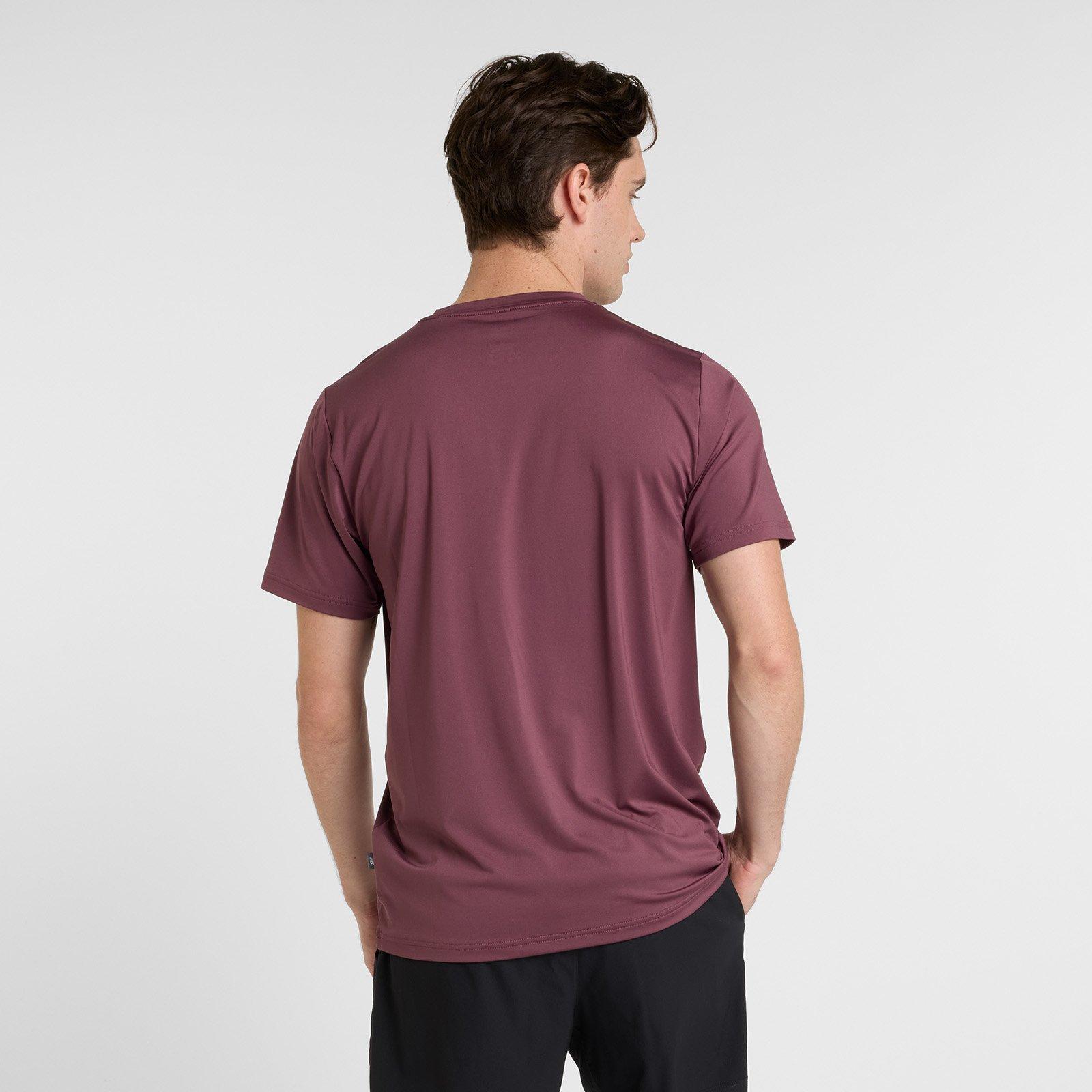 Purple - New Balance - Men's Fly NB Performance Short Sleeve Running Top - 3