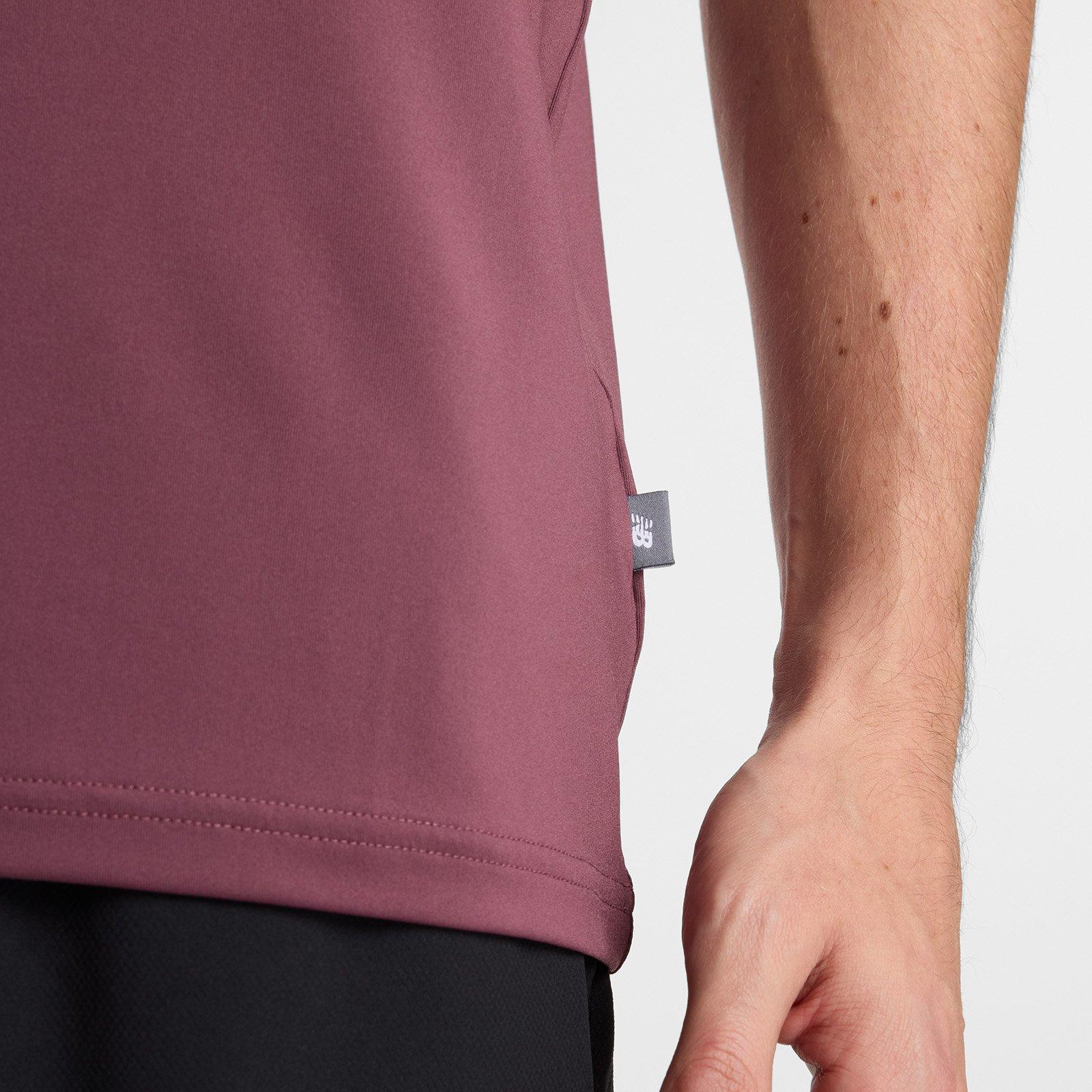 Purple - New Balance - Men's Fly NB Performance Short Sleeve Running Top - 5