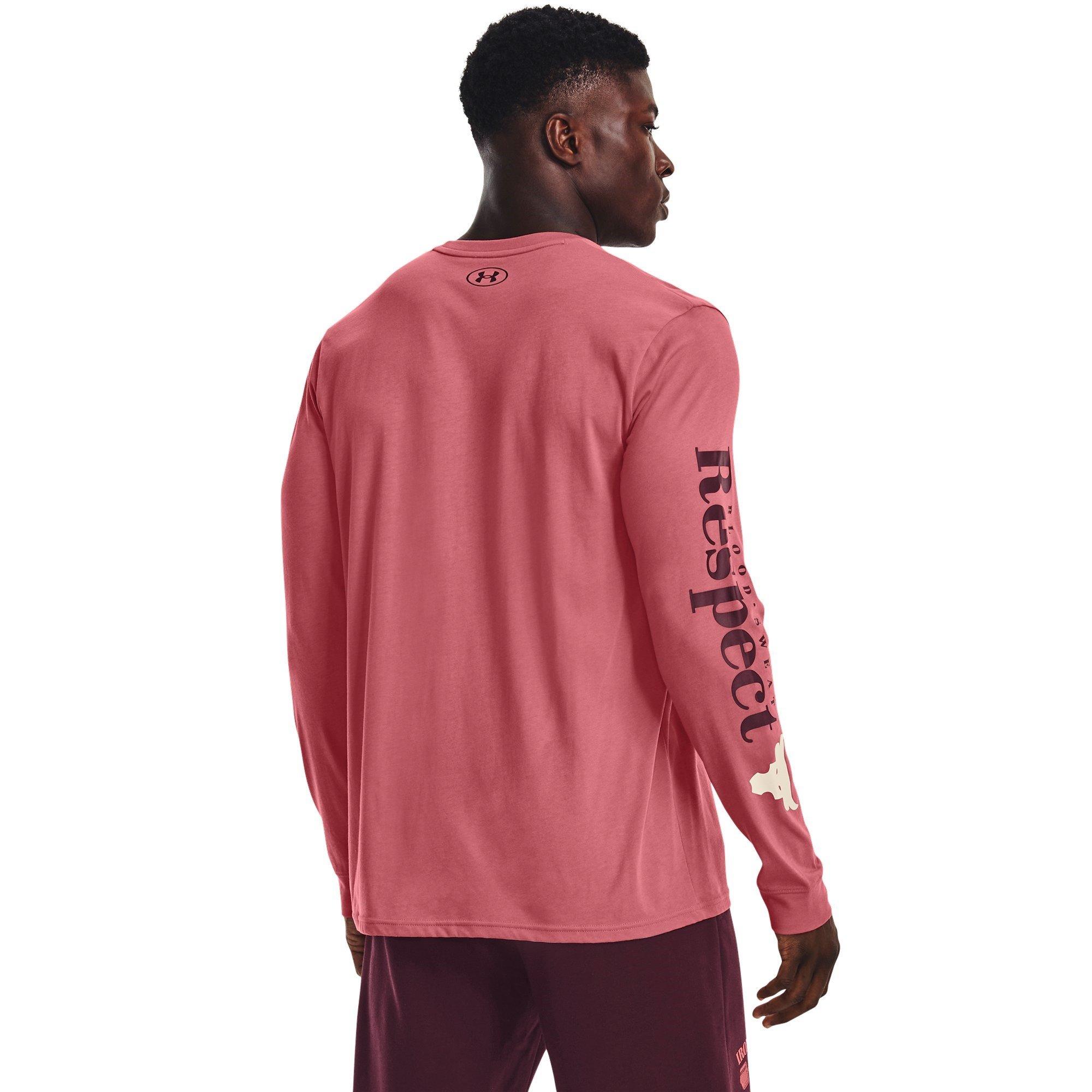 Pink - Under Armour - Rock Respect Long-Sleeve Performance Gym Top - 4