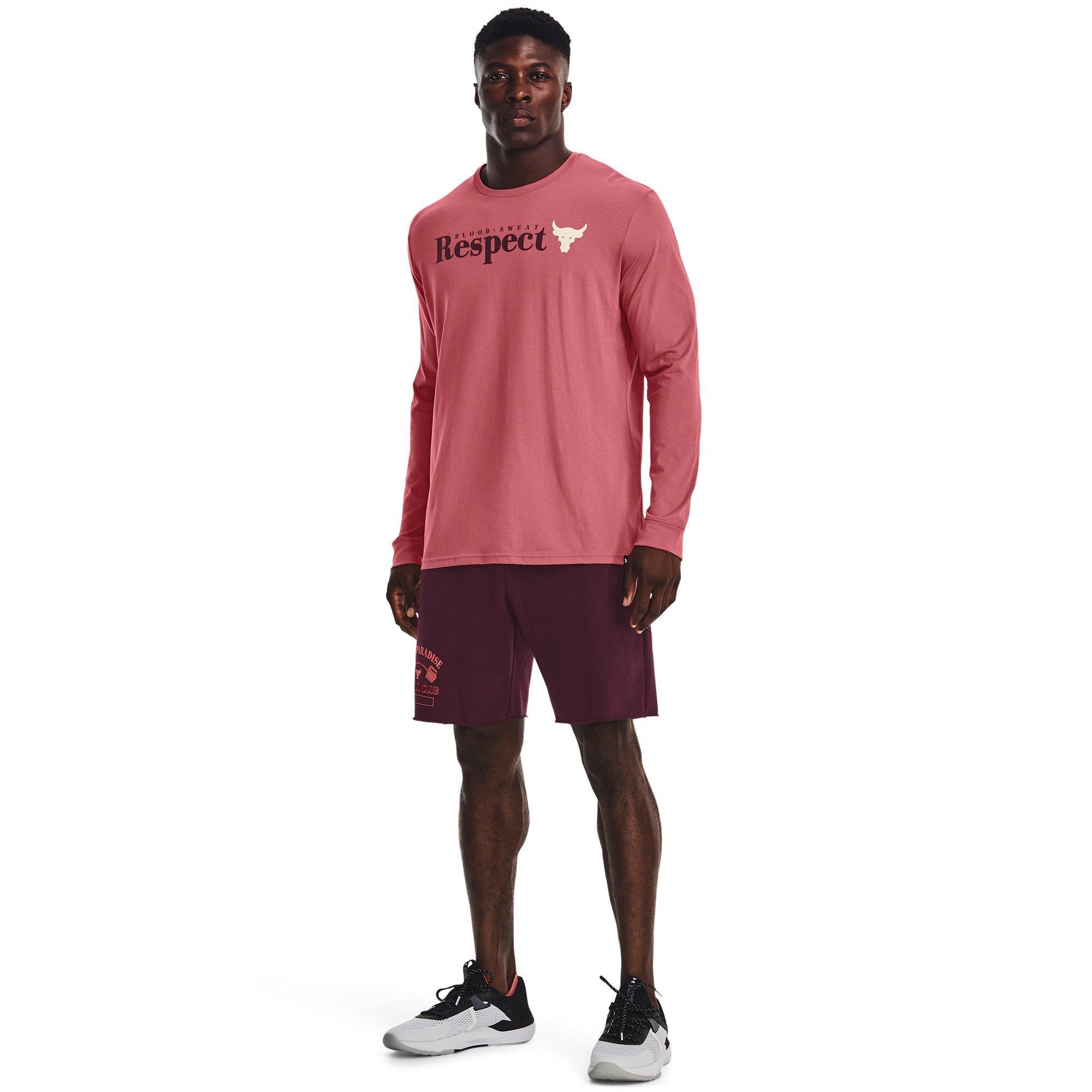 Pink - Under Armour - Rock Respect Long-Sleeve Performance Gym Top - 6