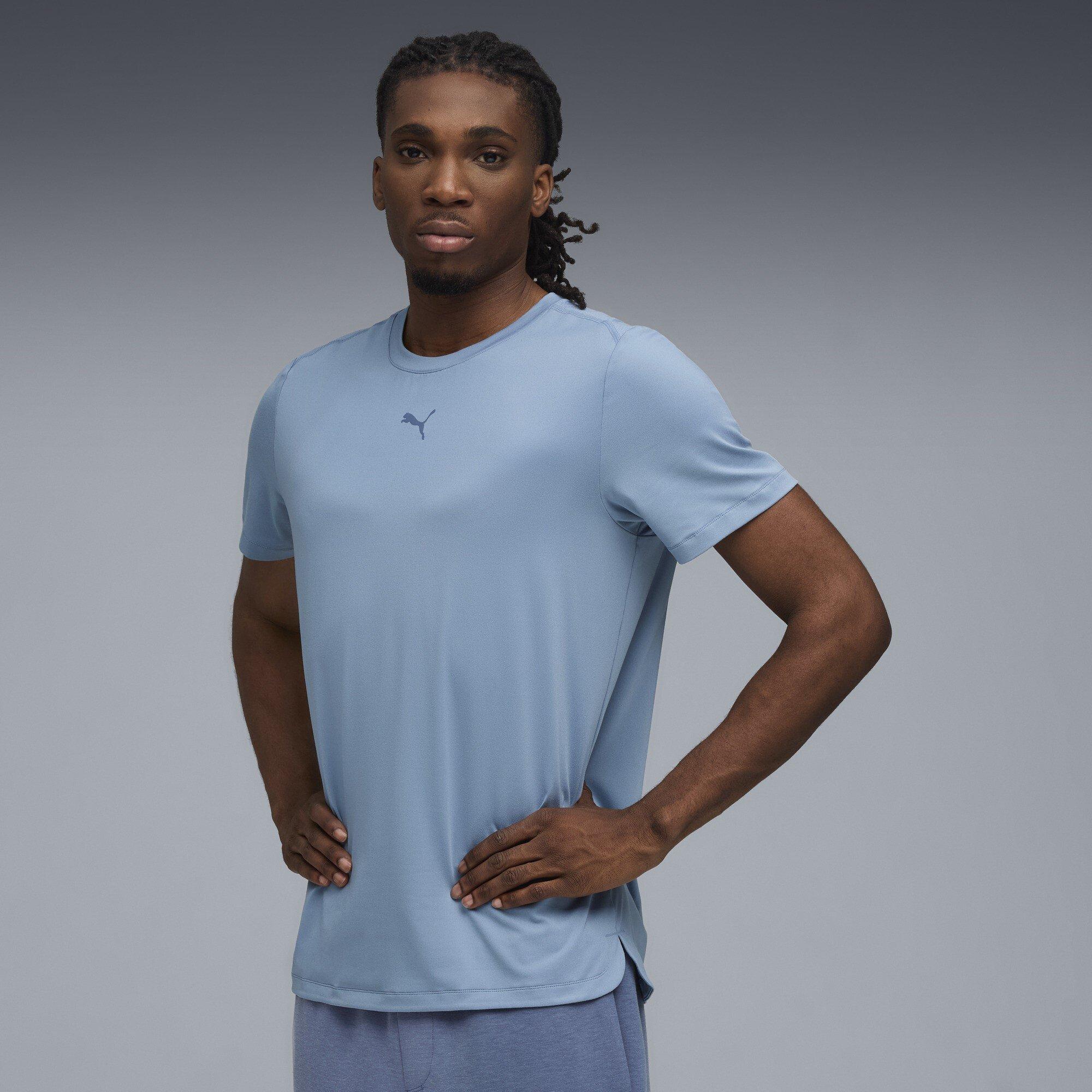 Cool Blue - Puma - PUMA CLOUDSPUN Mens Performance T-Shirt - 3