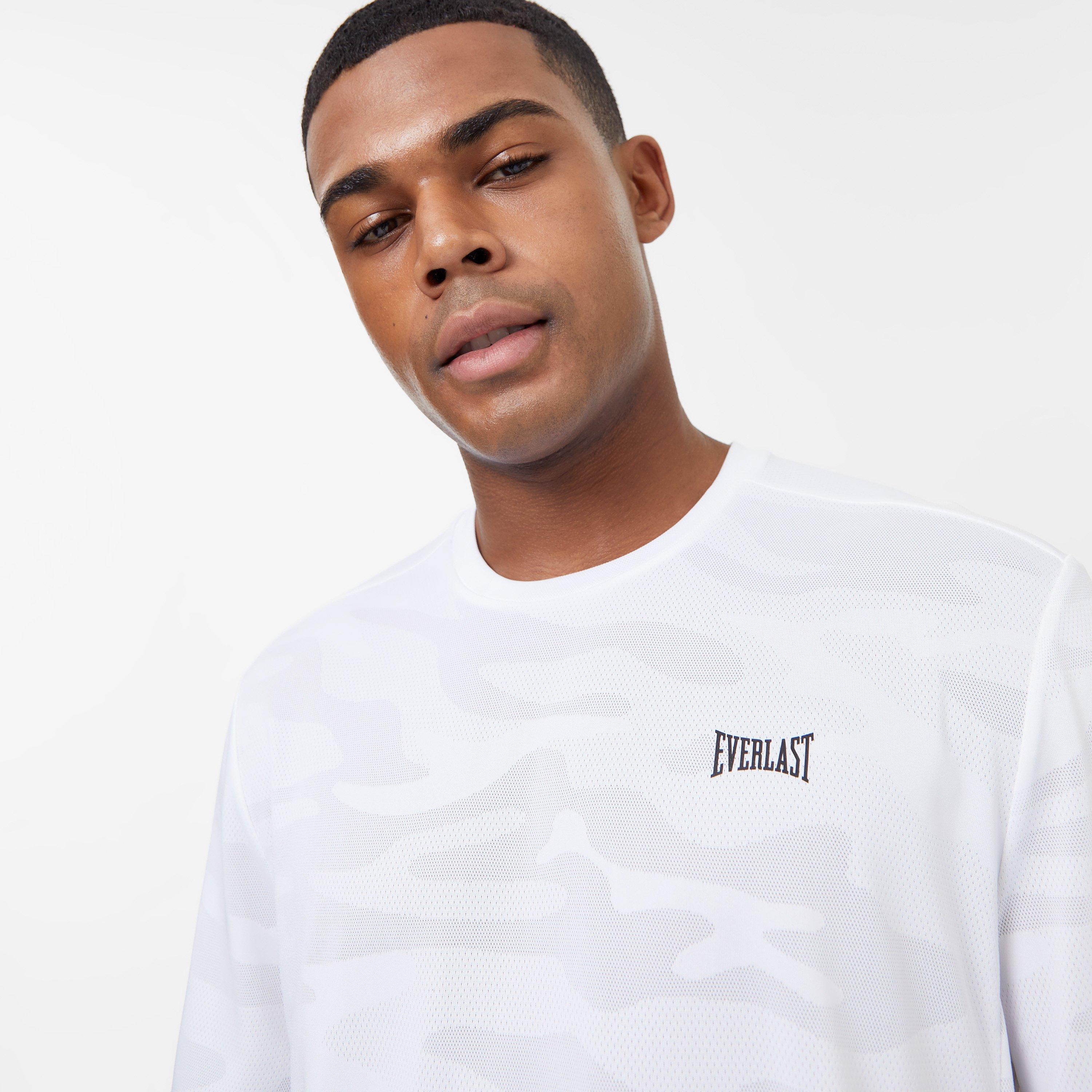 White - Everlast - Everlast Tech T-Shirt Mens - 3