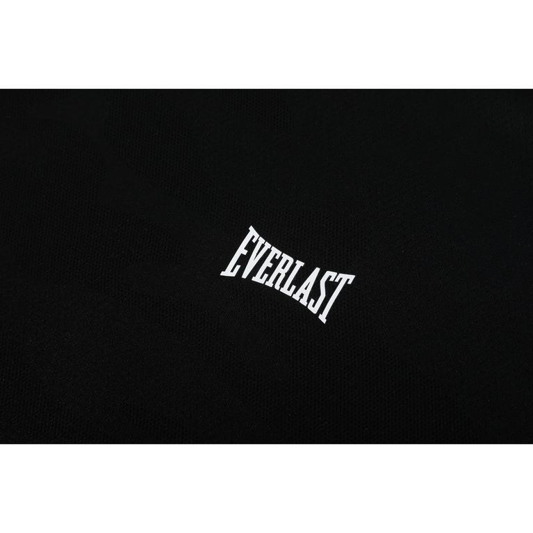 Noir - Everlast - Promodoro T shirt maille cotele col V grandes tailles Femmes - 6