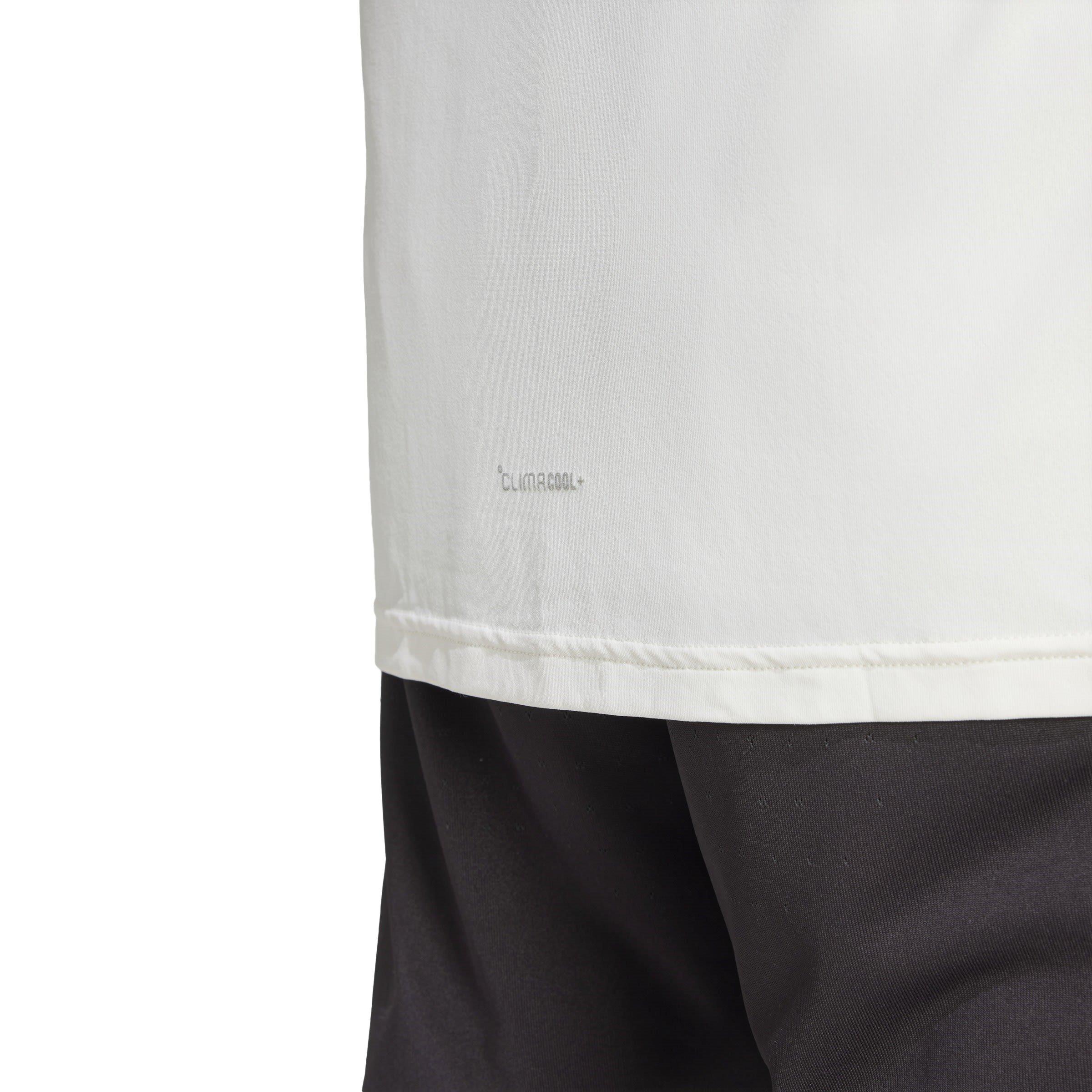 Chalk White - adidas - Men's D4T Intense Short-Sleeve Performance Gym Top - 6