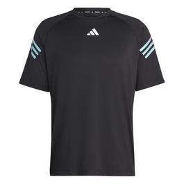 adidas 3 Stripe T Shirt Mens