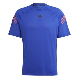 adidas 3 Stripe T Shirt Mens