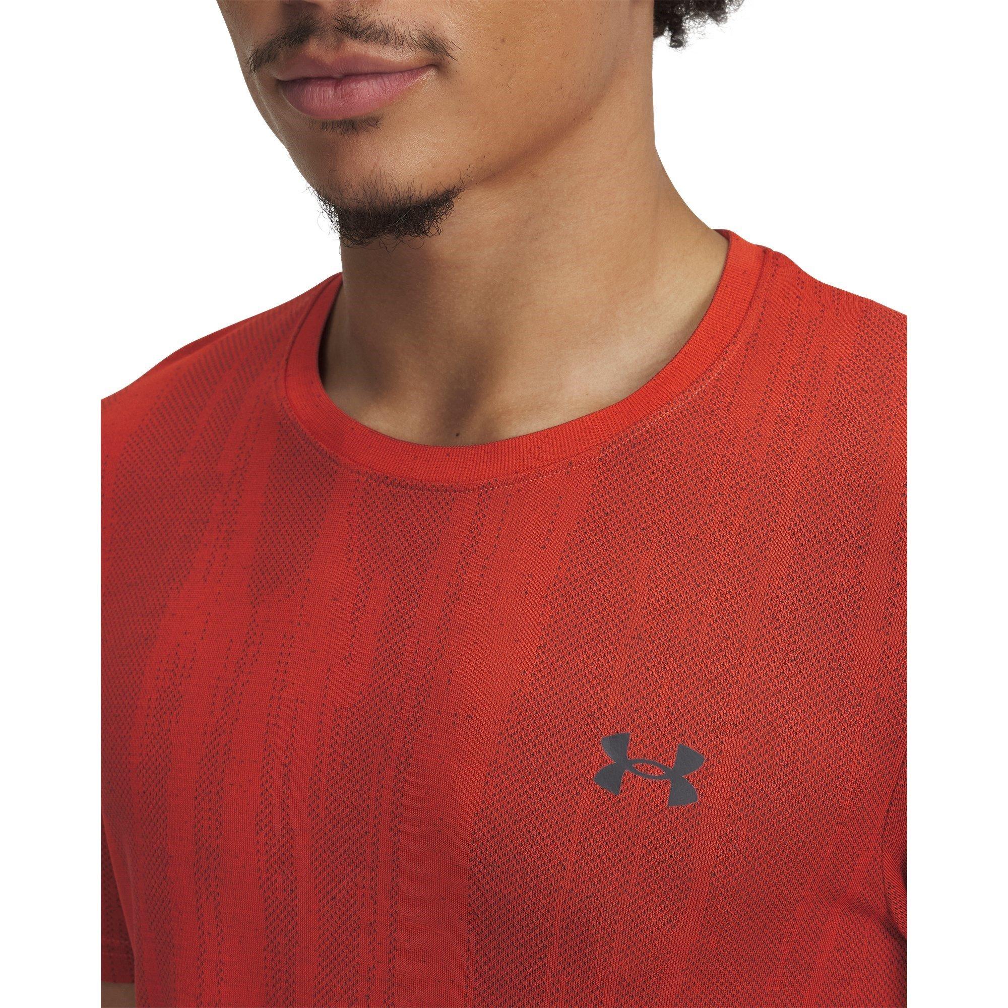 Oranje - Under Armour - Men's Vanish Short-Sleeve Performance Gym Top - 3