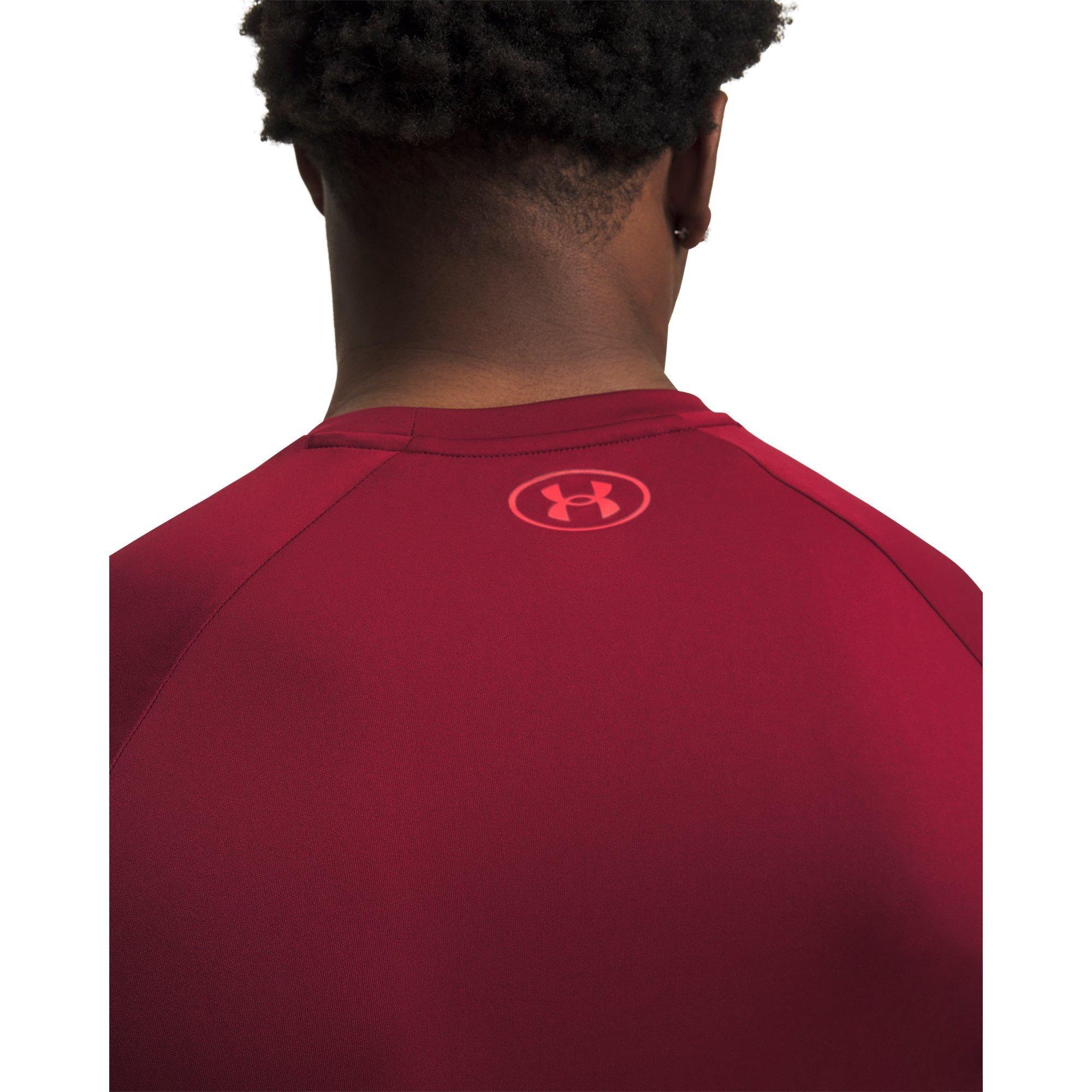 Cardinal/Red - Under Armour - Men's Velocity Graphic Short-Sleeve Performance Gym Top - 3