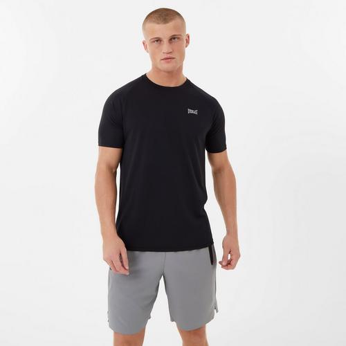 Black - Everlast - Essential Poly T-Shirt Mens - 1
