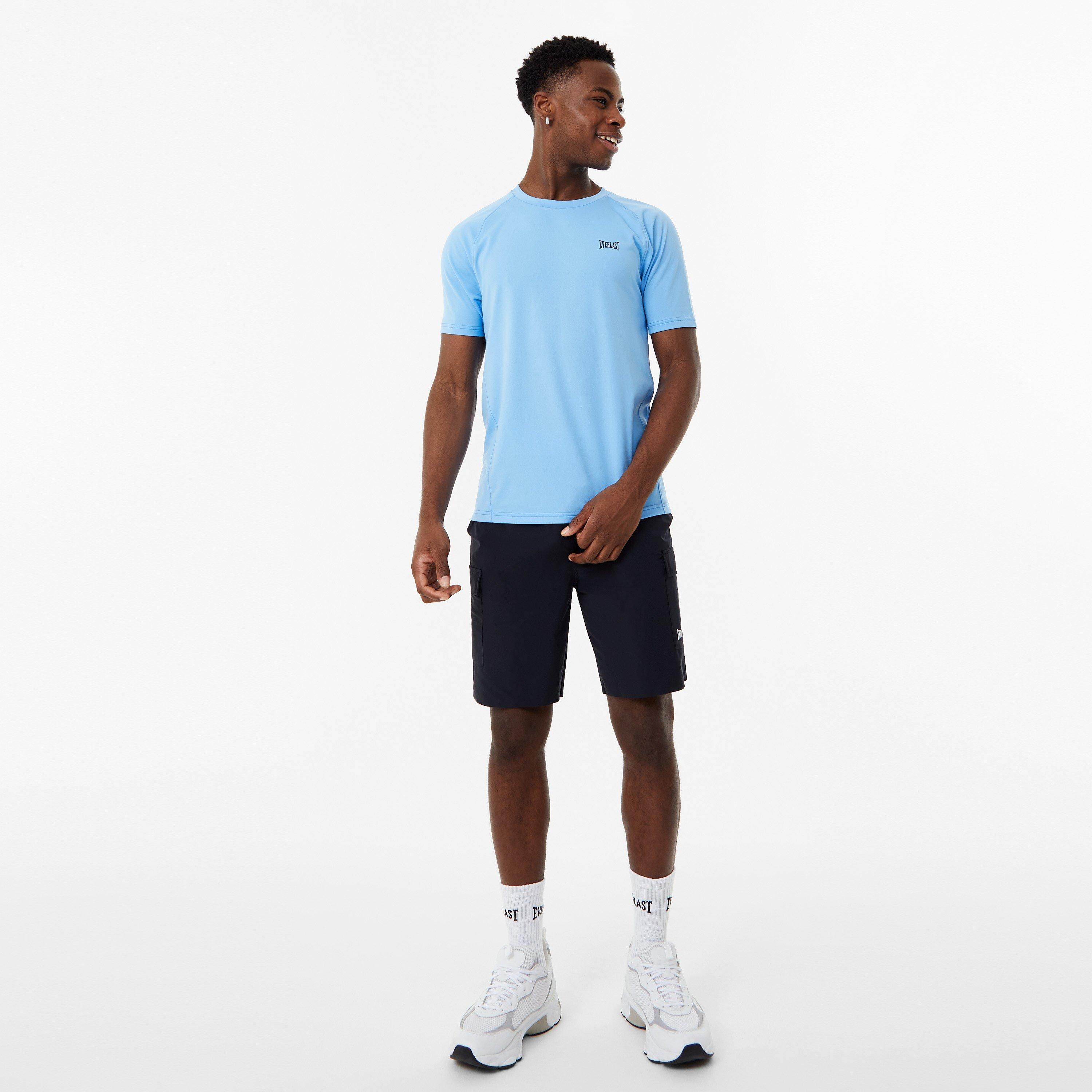 Cornflower Blue - Everlast - Essential Poly T-Shirt Mens - 4