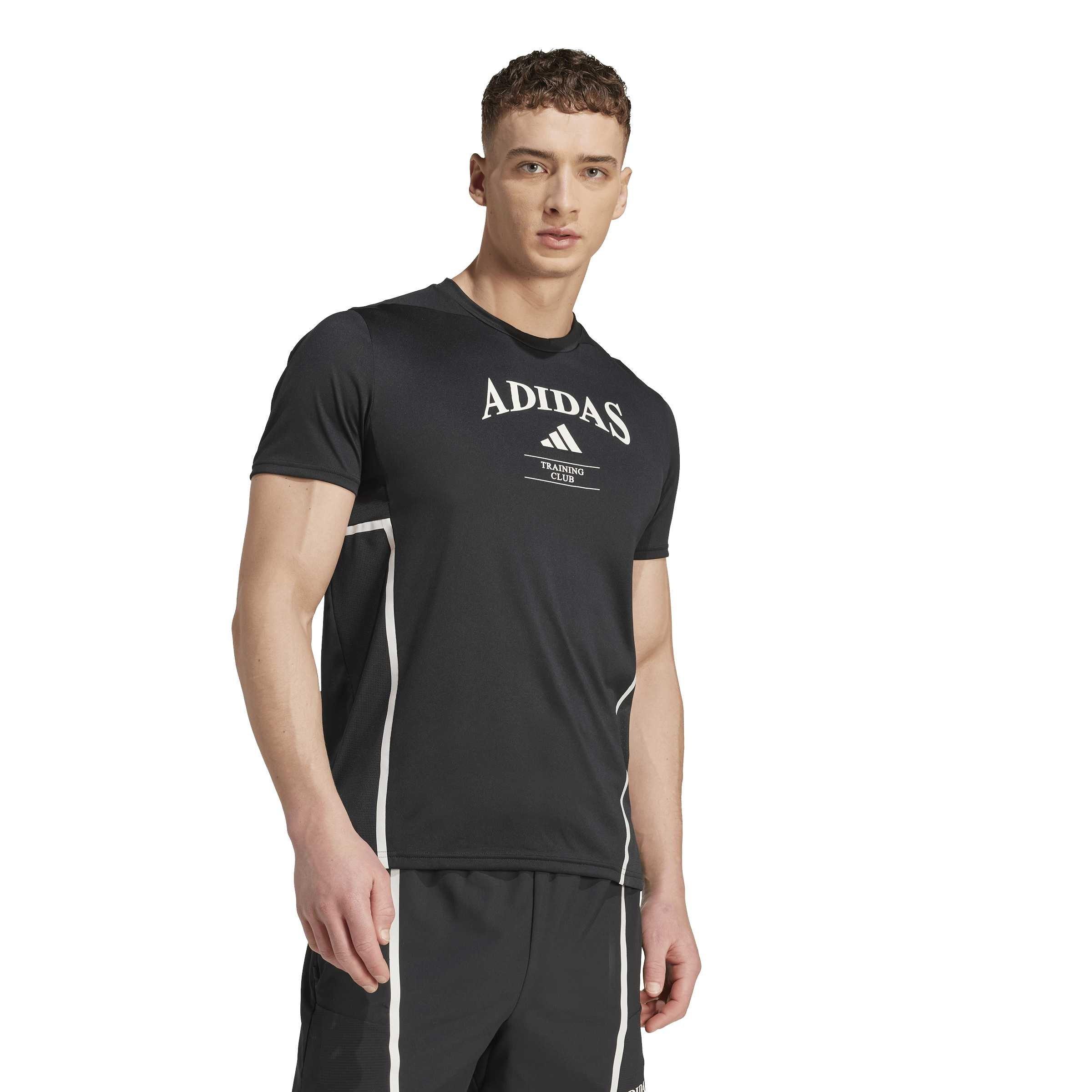 Schwarz - adidas - Men's Training Heritage Short Sleeve T-Shirt - 2