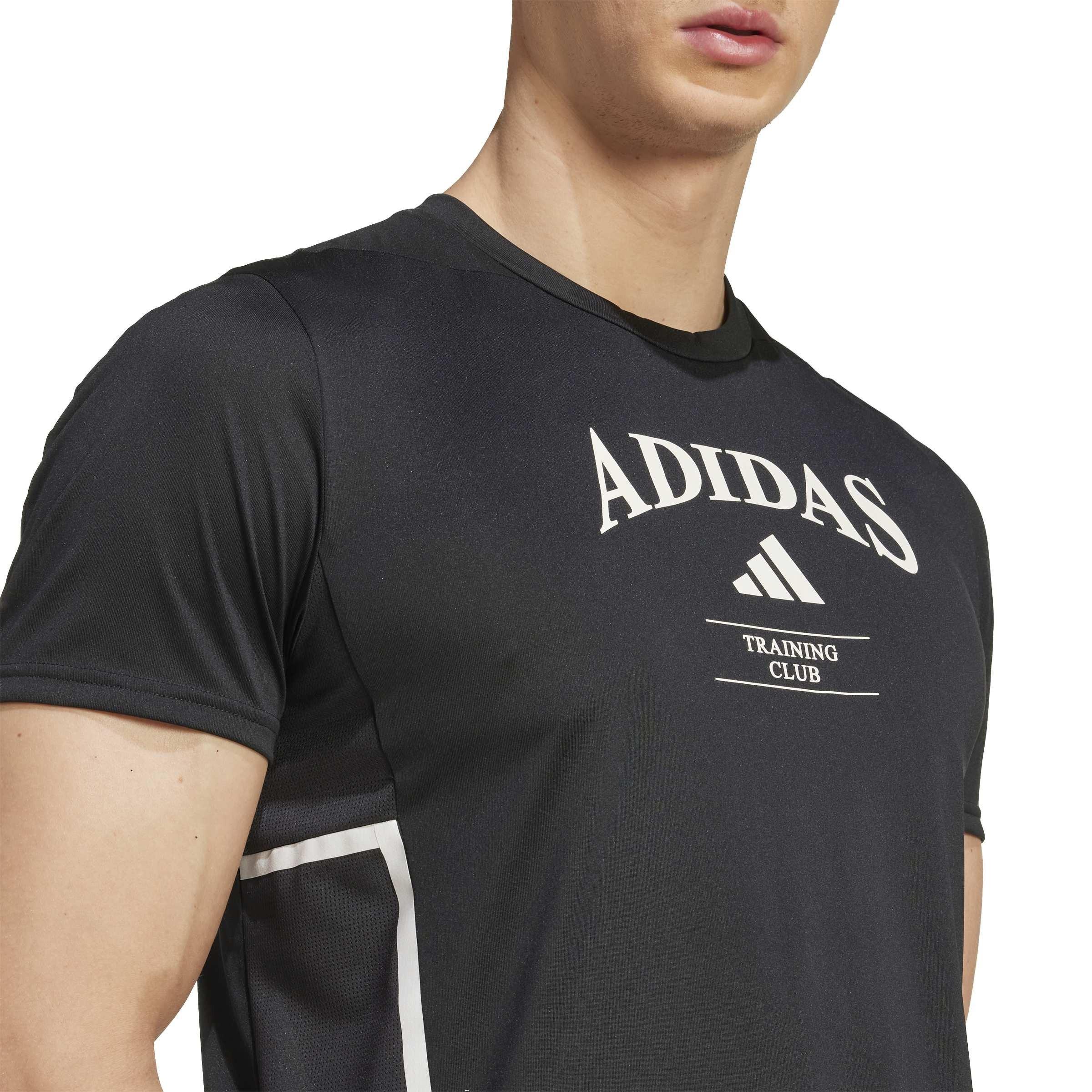 Schwarz - adidas - Men's Training Heritage Short Sleeve T-Shirt - 4