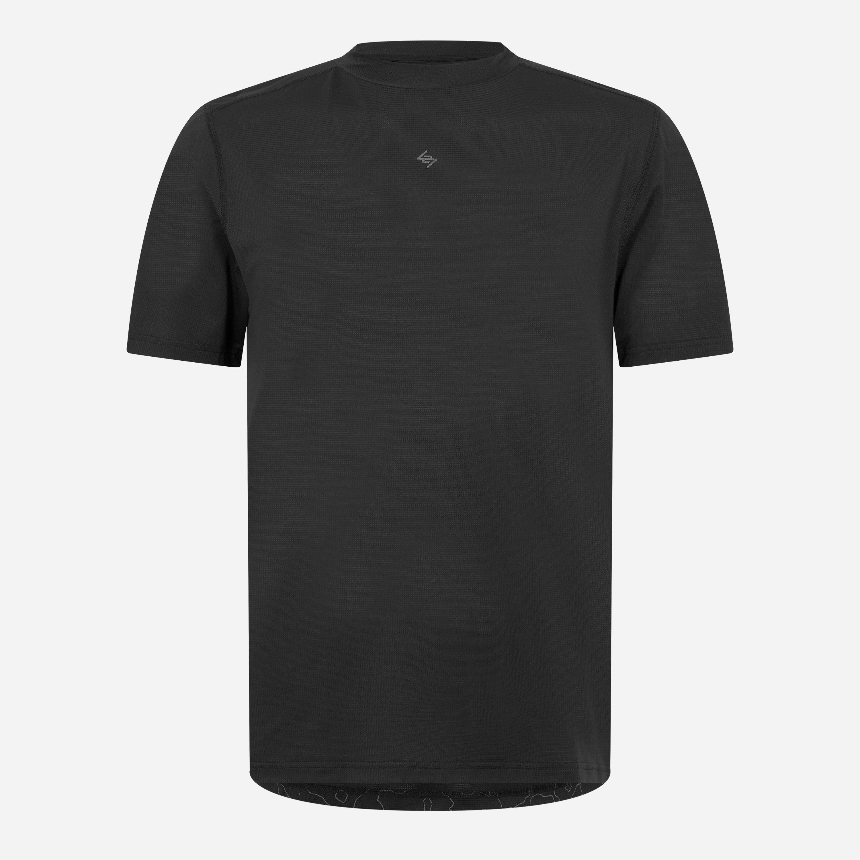 Black - Represent 247 - Men's Contour Run Short-Sleeve Performance Gym Top - 1