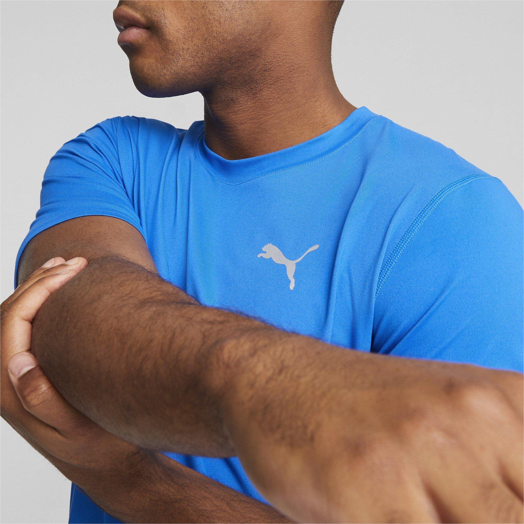 Ultra Blå - Puma - Short-Sleeve Performance Gym Top - 3
