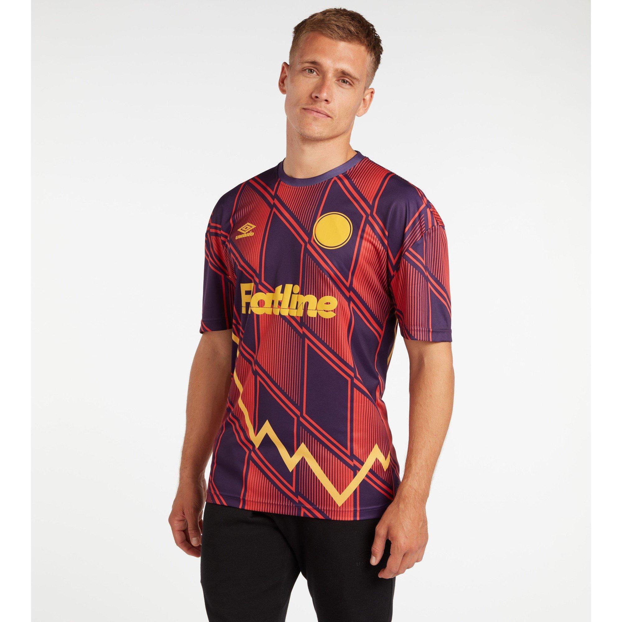 Cosmos/Fig/Hze - Umbro - Flatline Short-Sleeve Performance T-Shirt - 2